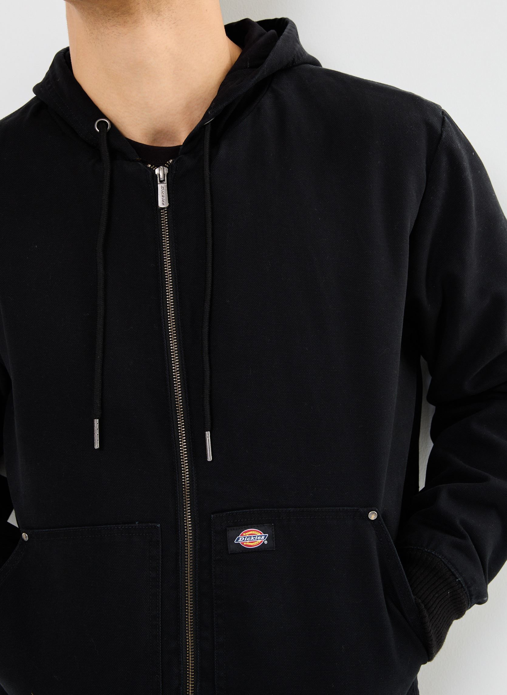 Chaquetas Dickies hooded duck canvas jacket sw hombre negro Dickies Chaquetas Dickies hooded duck canvas jacket sw hombre negro BLACK