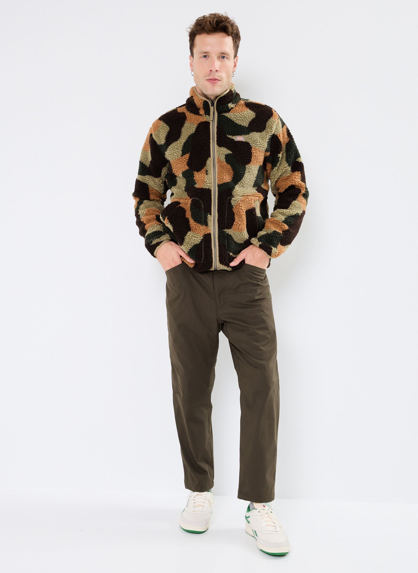 Vestes polaires Mount hope camo homme multicolore Dickies Vestes polaires Mount hope camo homme multicolore IMPERIAL GREEN