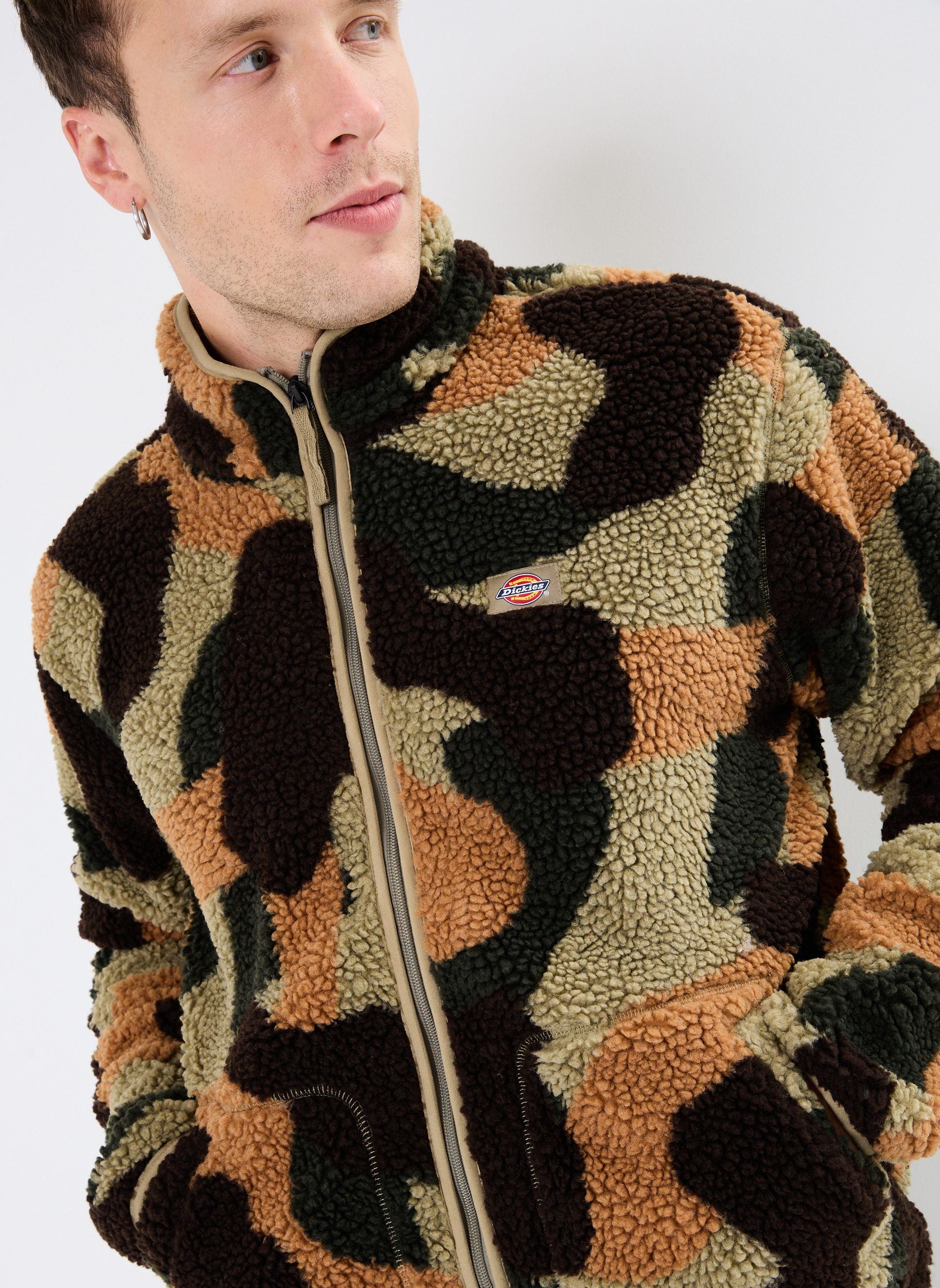 Vestes polaires Mount hope camo homme multicolore Dickies Vestes polaires Mount hope camo homme multicolore IMPERIAL GREEN