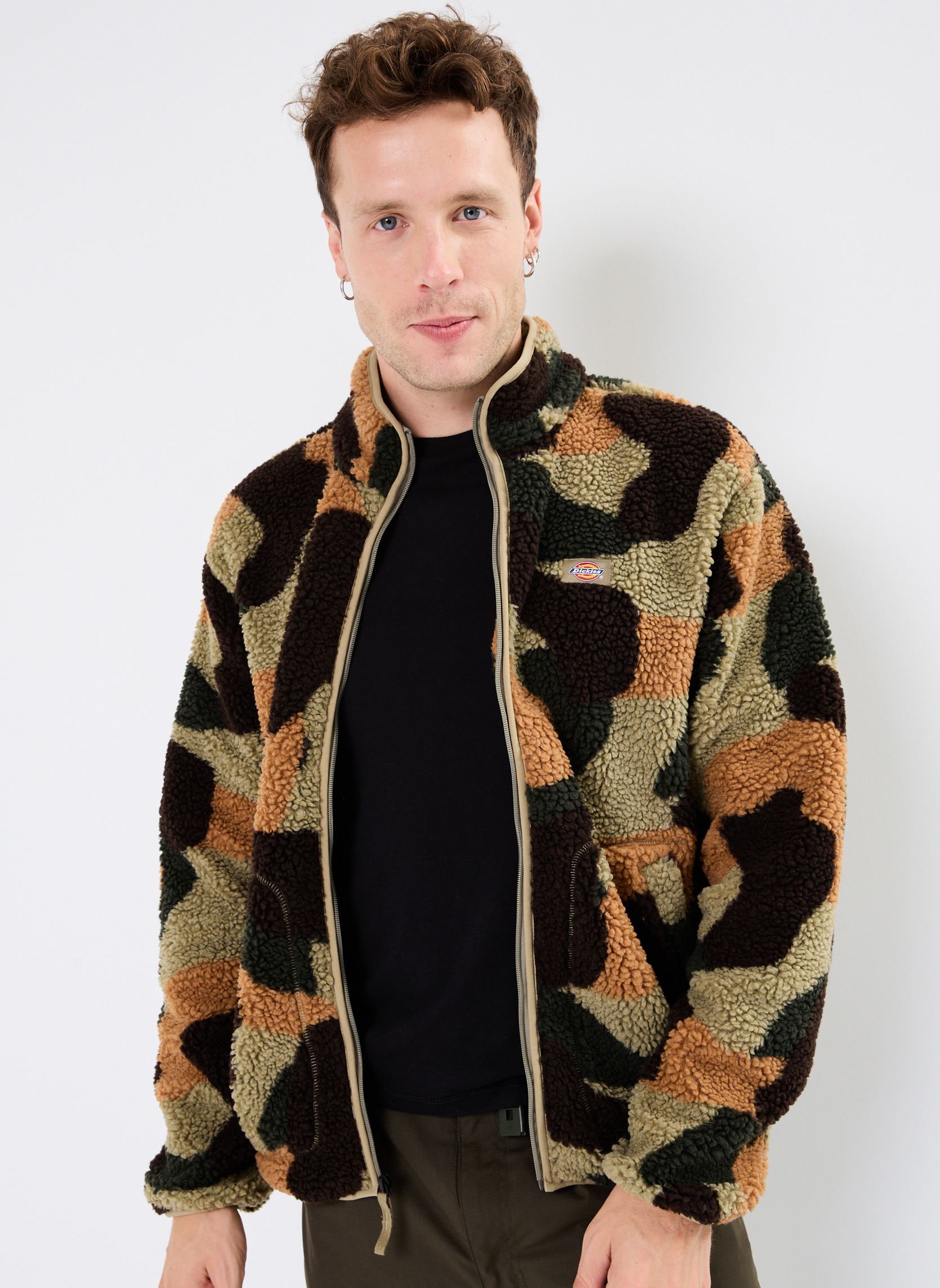 Vestes polaires Mount hope camo homme multicolore Dickies Vestes polaires Mount hope camo homme multicolore IMPERIAL GREEN