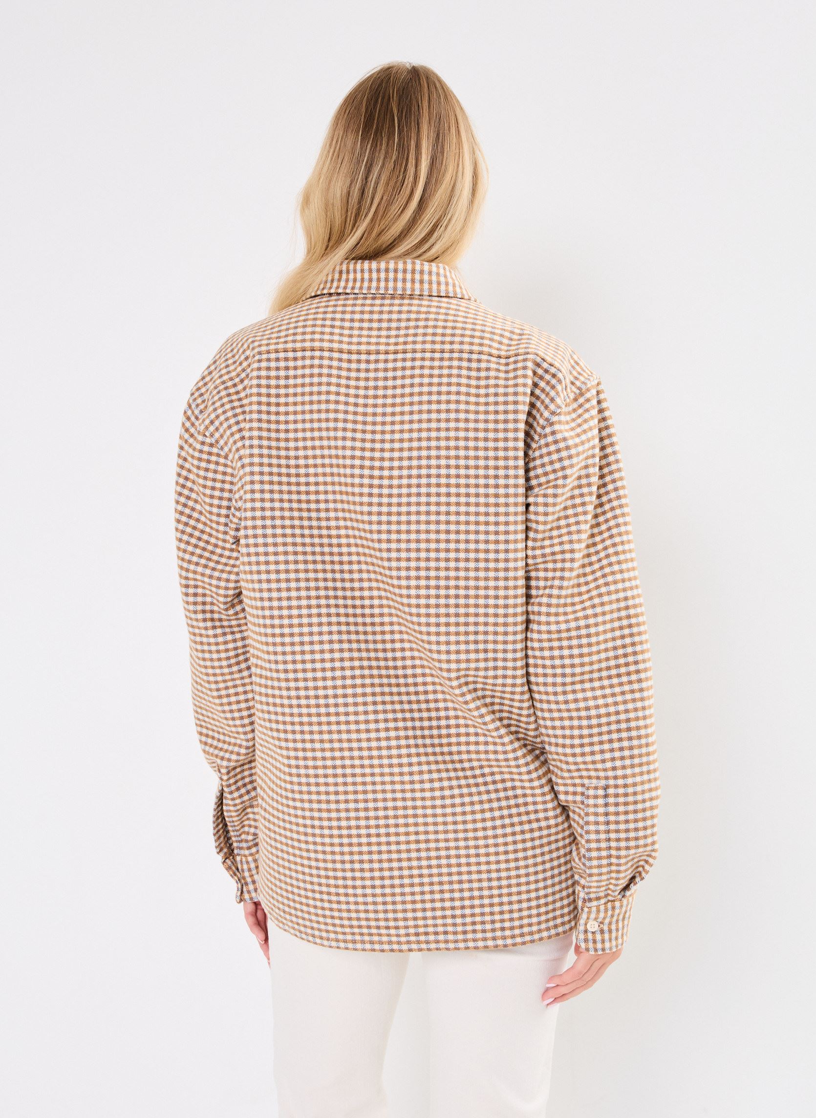 Camicie Frenchtown shirt uomo beige Dickies Camicie Frenchtown shirt uomo beige WHITECAP GRAY