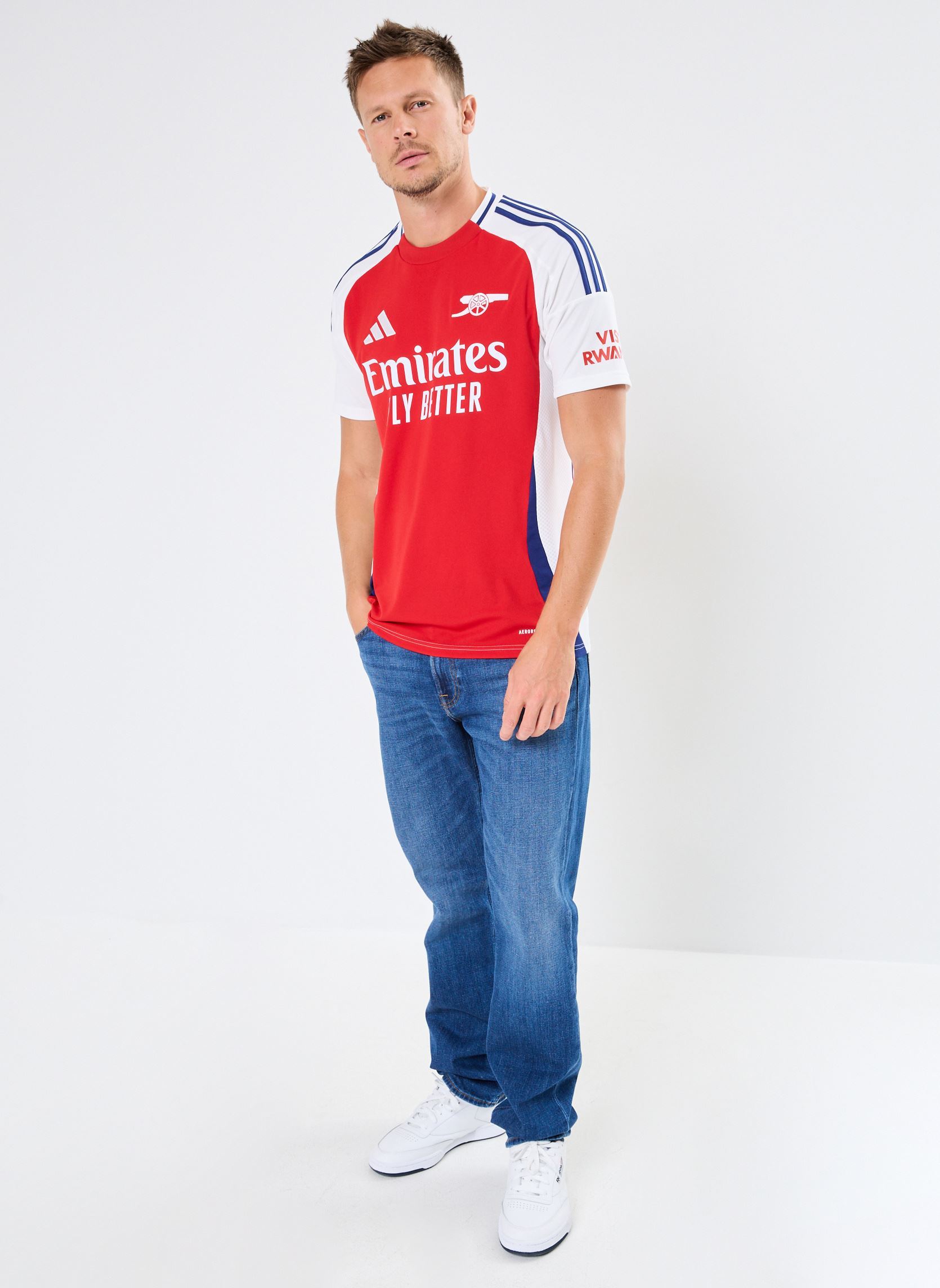 Tee-shirts manches courtes Maillot de foot Arsenal AFC H JSY M - Un homme multicolore adidas sportswear Tee-shirts manches courtes Maillot de foot Arsenal AFC H JSY M - Un homme multicolore MeipouBlanc