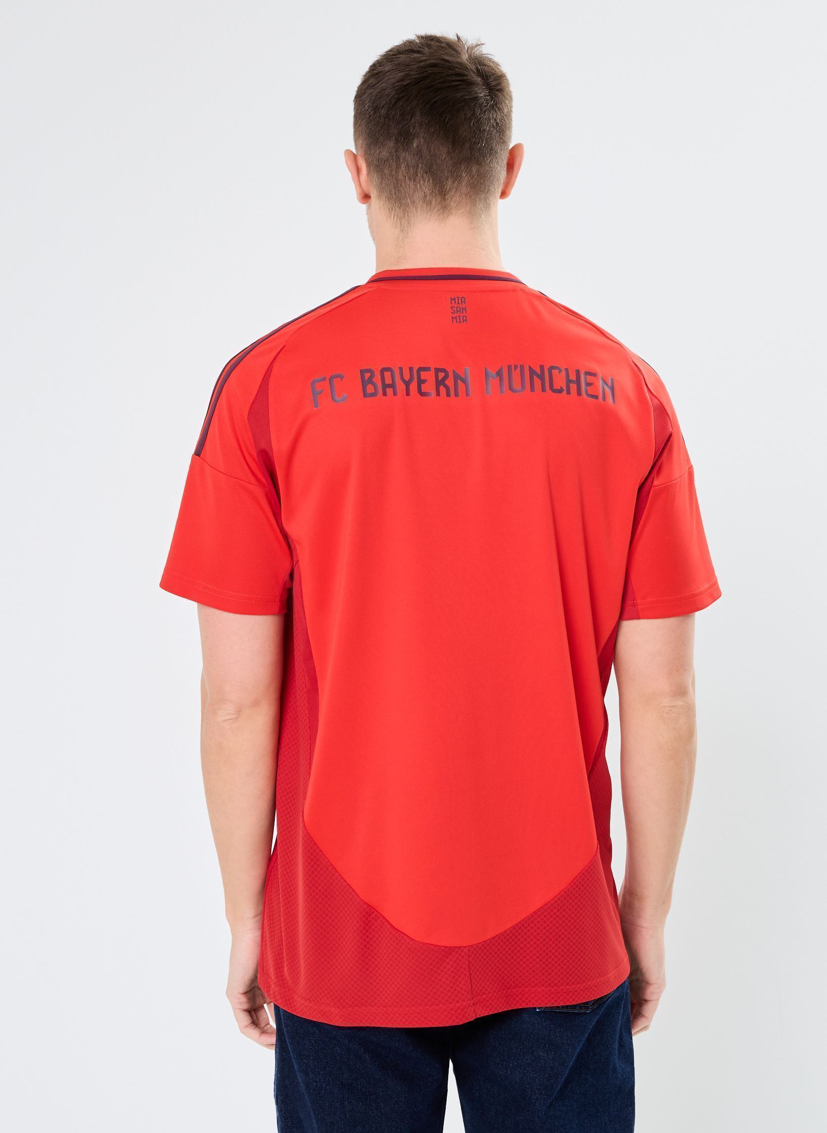 Tee-shirts manches courtes Maillot de foot Bayern Munich FCB H JSY homme rouge adidas sportswear Tee-shirts manches courtes Maillot de foot Bayern Munich FCB H JSY homme rouge Rouge