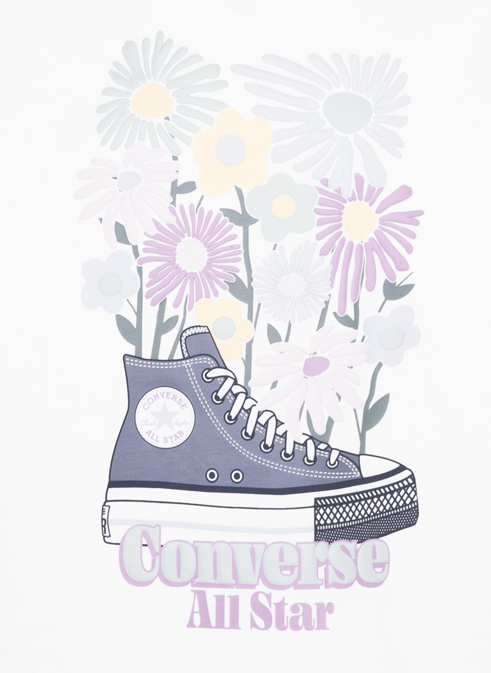 Tee-shirts manches courtes Cnvg Boyfriend Graphic T Shirt fille blanc Converse Apparel Tee-shirts manches courtes Cnvg Boyfriend Graphic T Shirt fille blanc WHITE