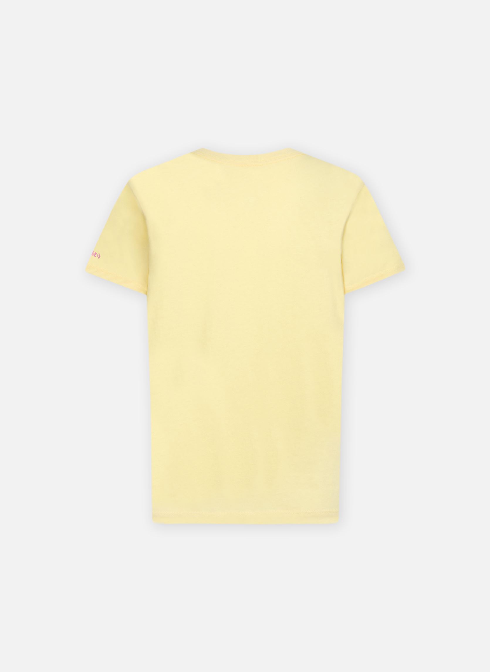 Tee-shirts manches courtes Cnvg Floral Sneaker T-Shirt fille jaune Converse Apparel Tee-shirts manches courtes Cnvg Floral Sneaker T-Shirt fille jaune LIKE BUTTER