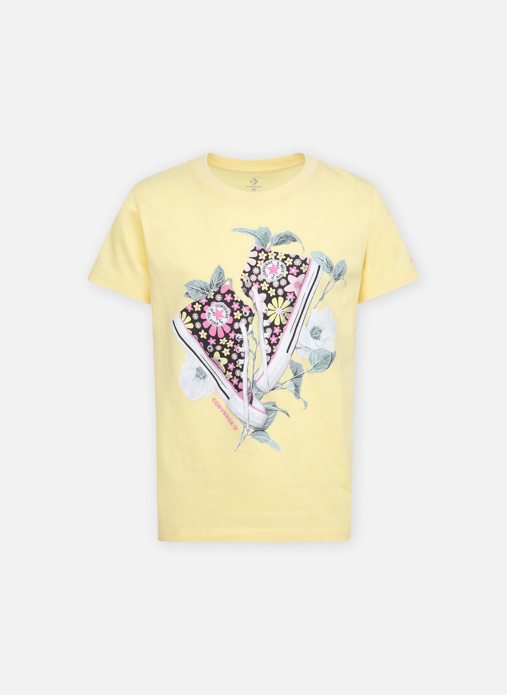 Vêtements Converse Apparel Cnvg Floral Sneaker T Shirt pour Accessoires