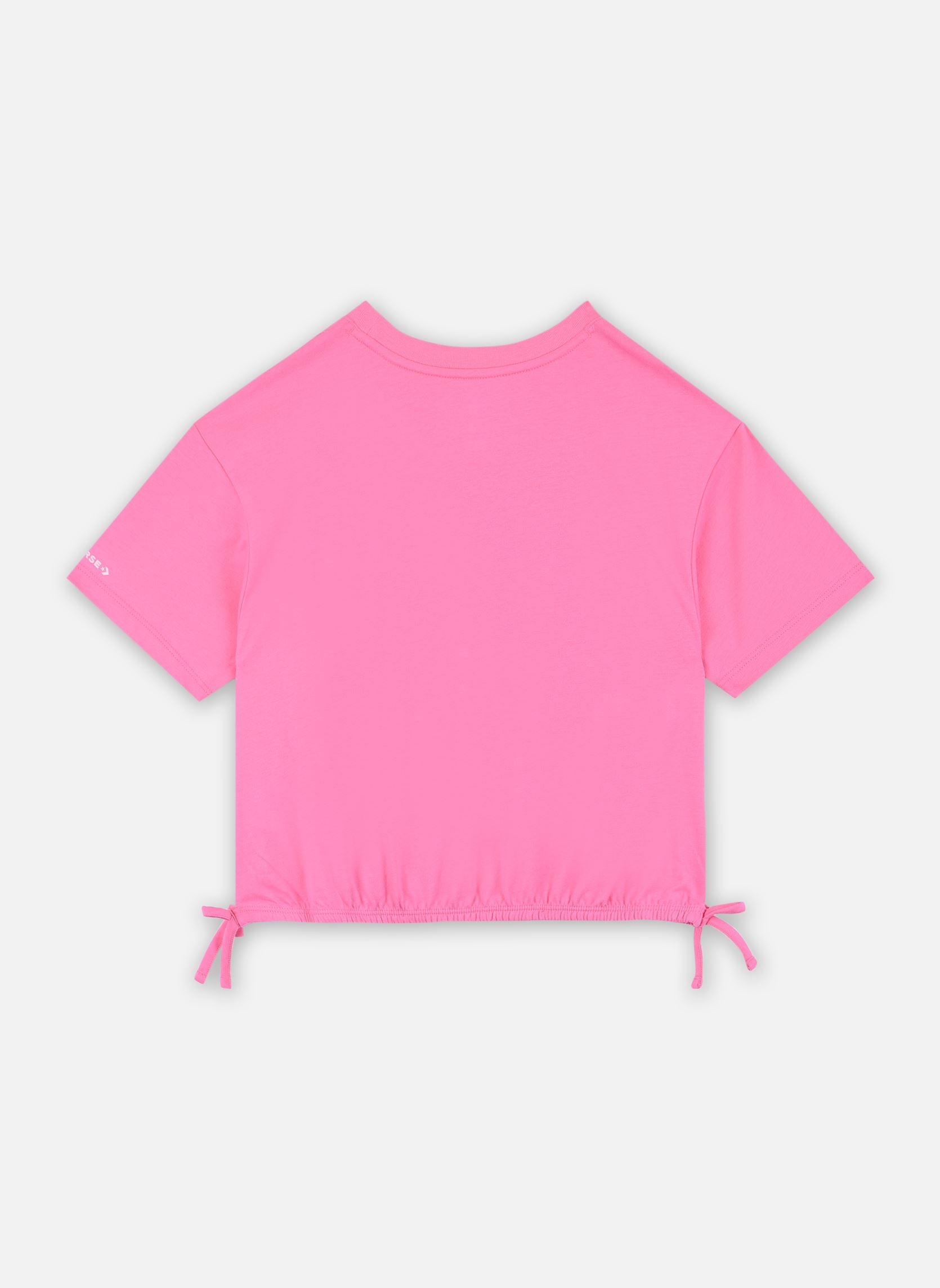 Tee-shirts manches courtes Cnvg Relaxed Graphic Tie Knit fille rose Converse Apparel Tee-shirts manches courtes Cnvg Relaxed Graphic Tie Knit fille rose OOPS PINK