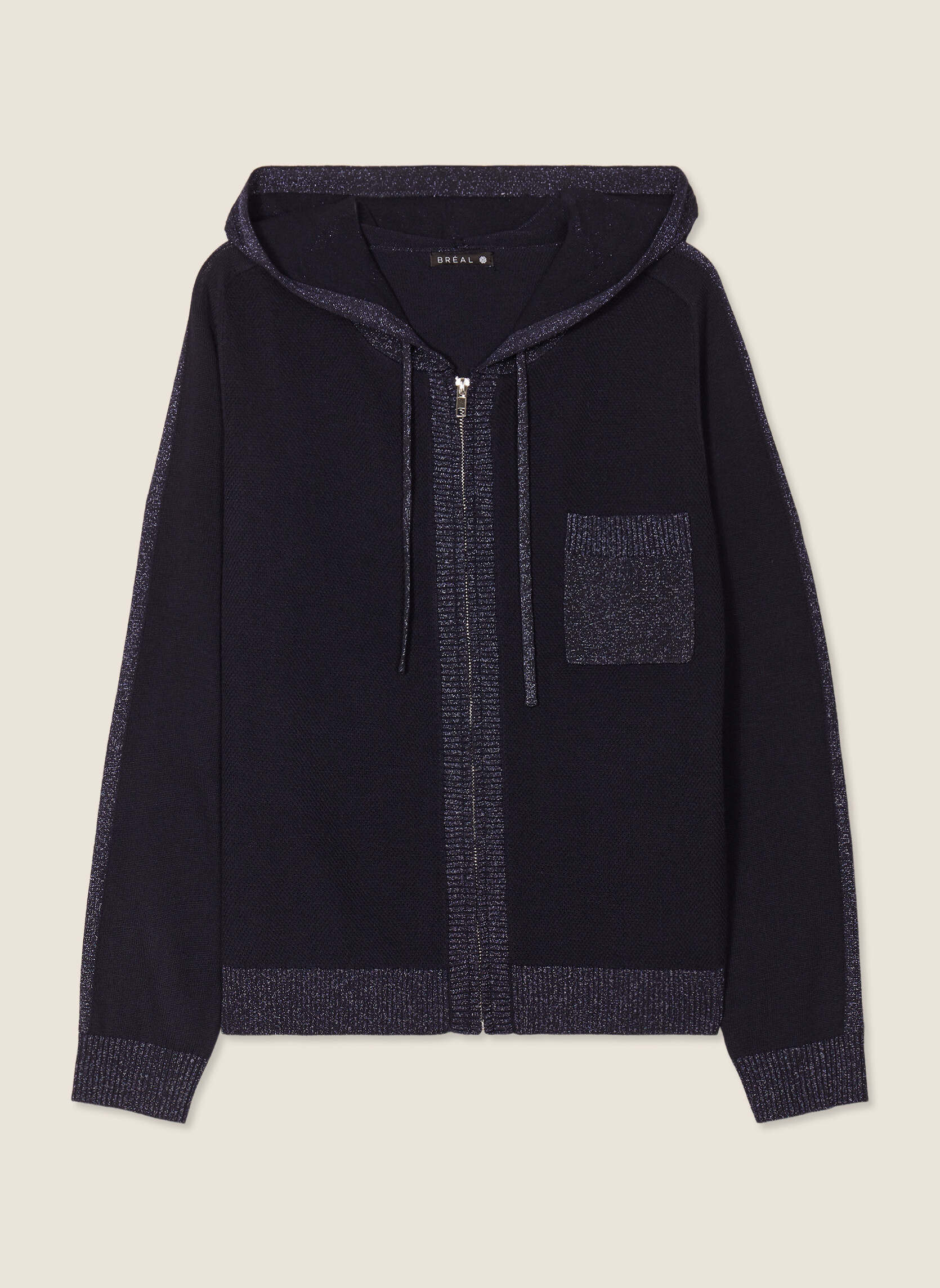Sweats à capuche MONSWEALUX femme bleu Bréal Sweats à capuche MONSWEALUX femme bleu Bleu foncé