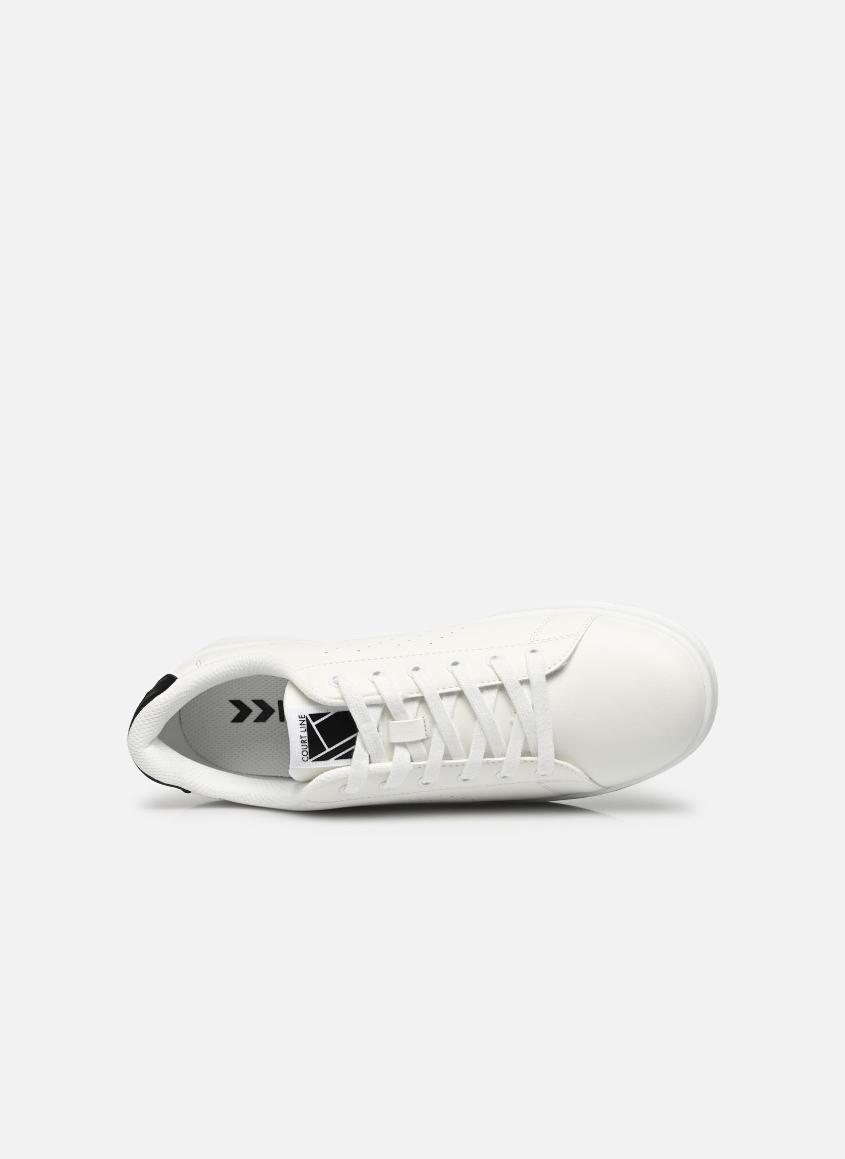 Baskets COURT LINE homme blanc Hummel Baskets COURT LINE homme blanc Whiteblack