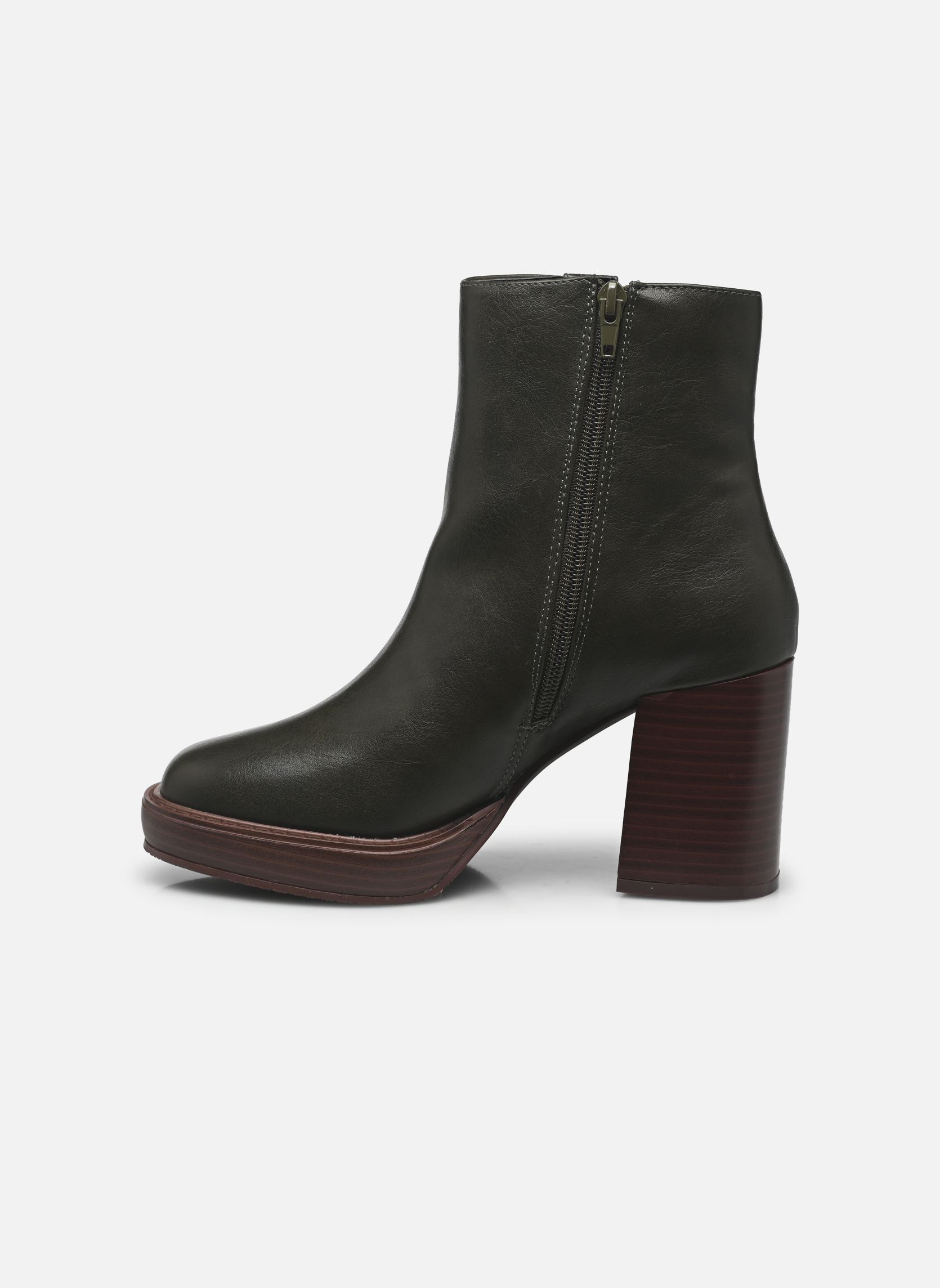 Stiefeletten und Stiefel TDF5103 damen grün Divine Factory Stiefeletten und Stiefel TDF5103 damen grün Kaki