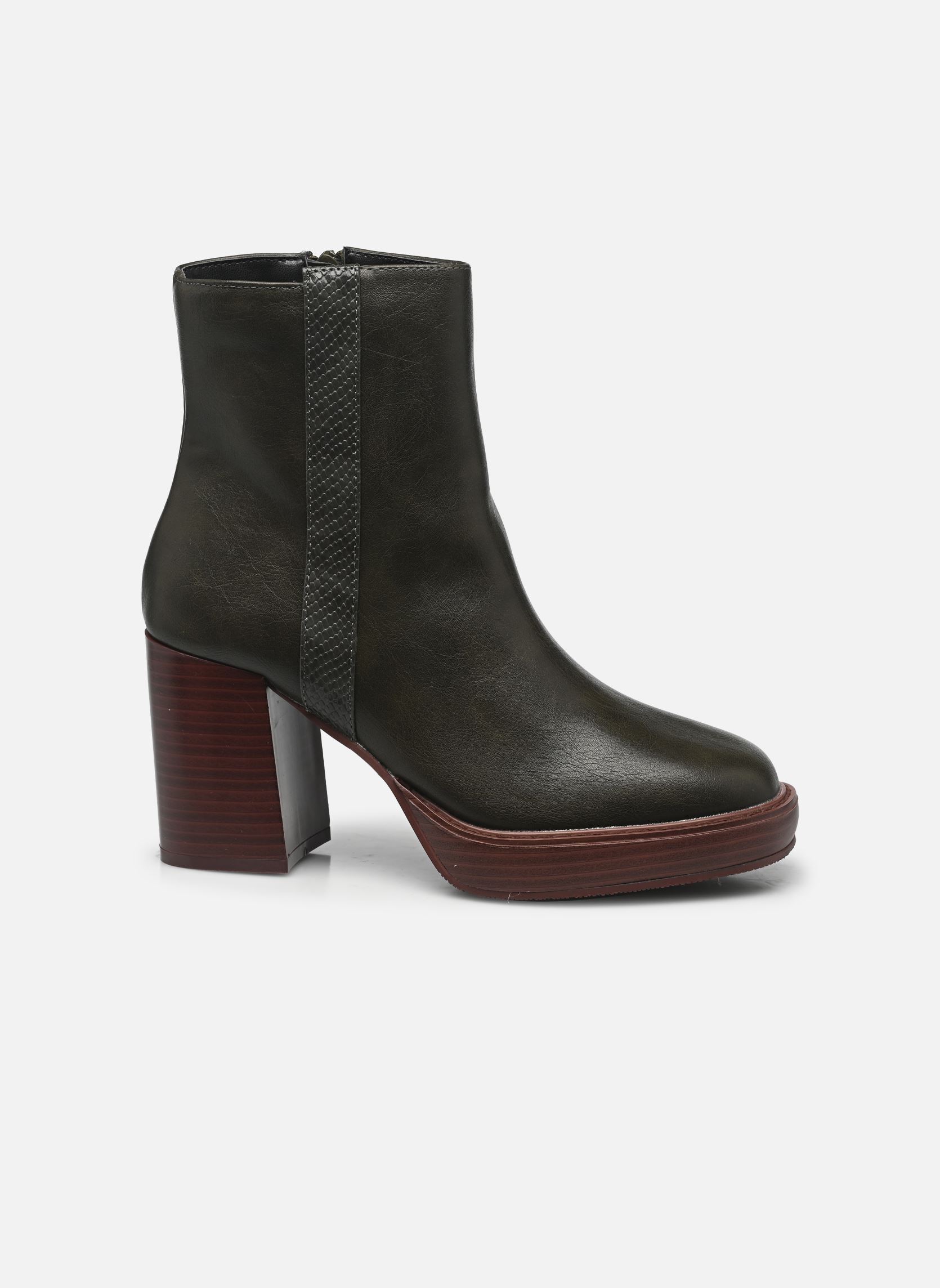 Stiefeletten und Stiefel TDF5103 damen grün Divine Factory Stiefeletten und Stiefel TDF5103 damen grün Kaki