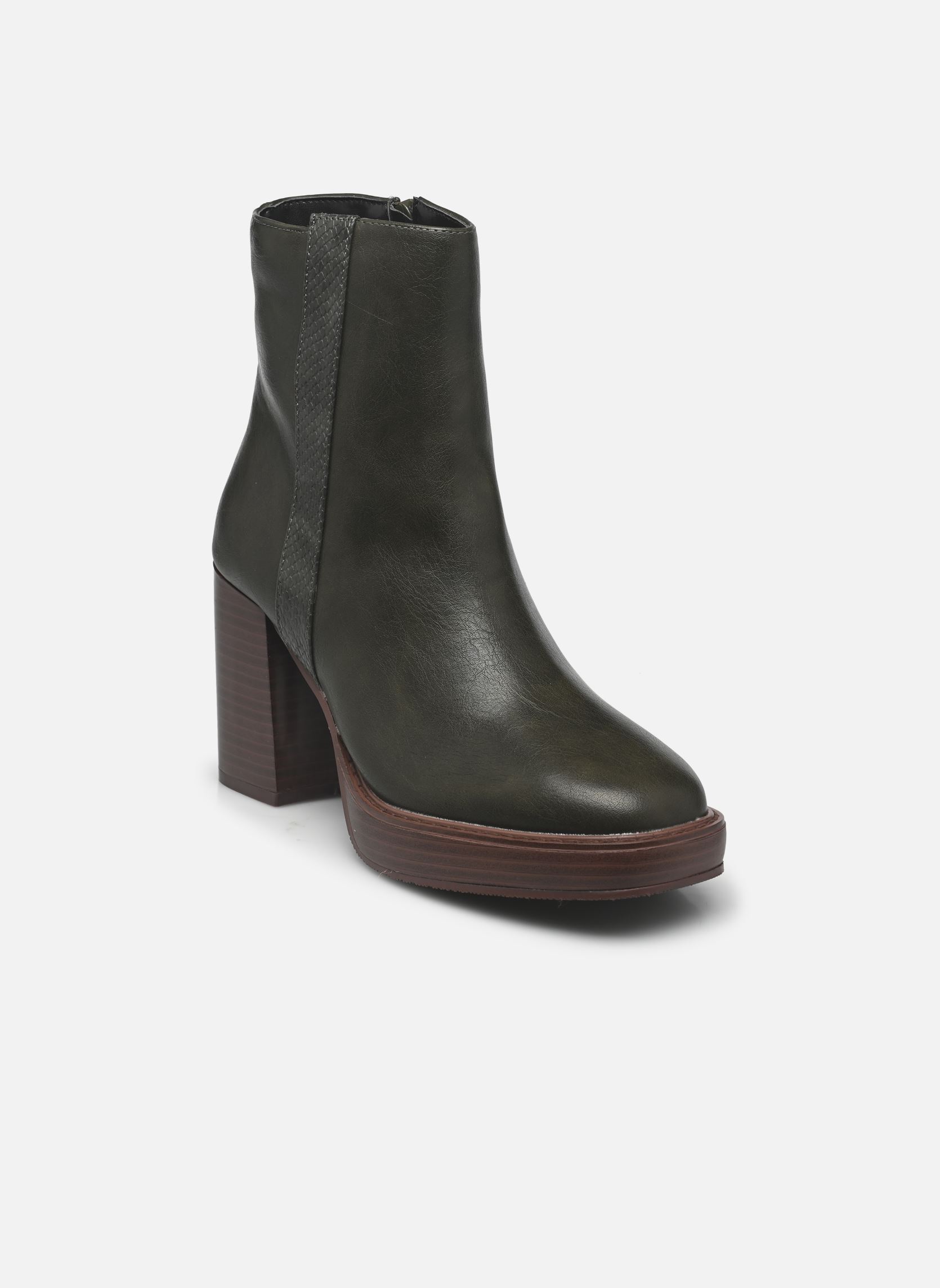 Stiefeletten und Stiefel TDF5103 damen grün Divine Factory Stiefeletten und Stiefel TDF5103 damen grün Kaki