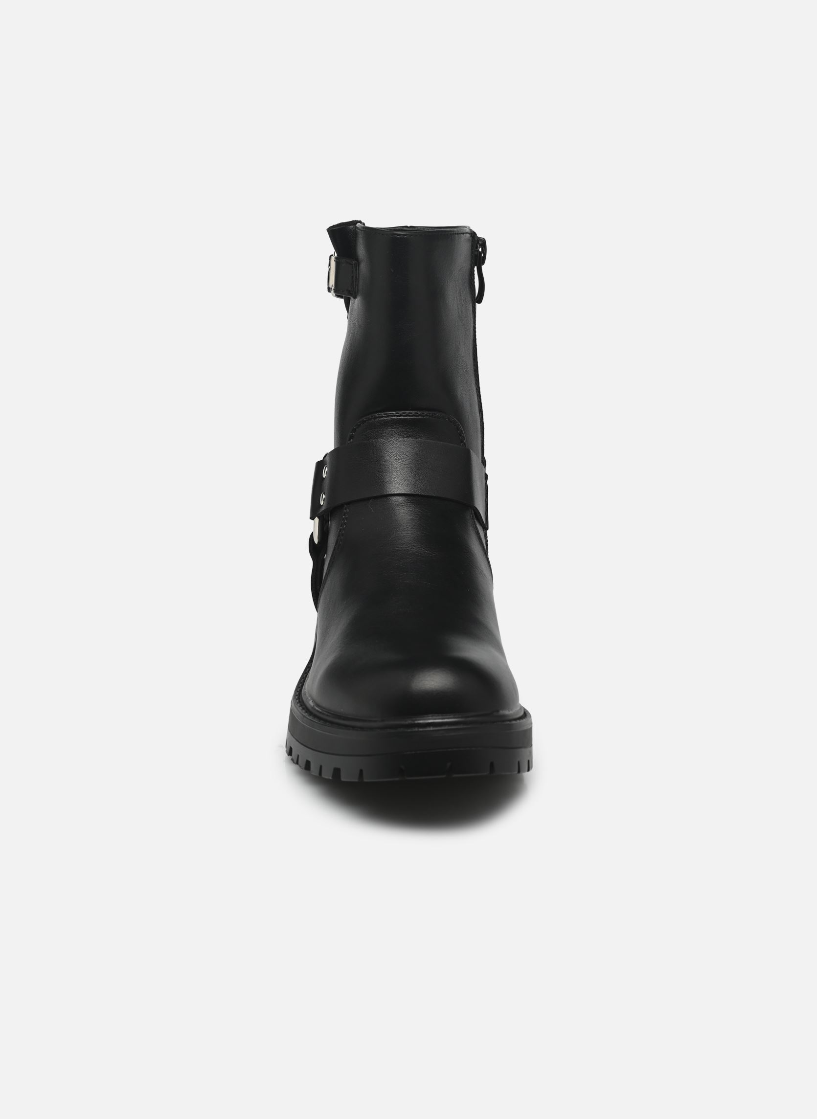 Biker-Stiefeletten TDF5114 damen schwarz Divine Factory Biker-Stiefeletten TDF5114 damen schwarz Noir