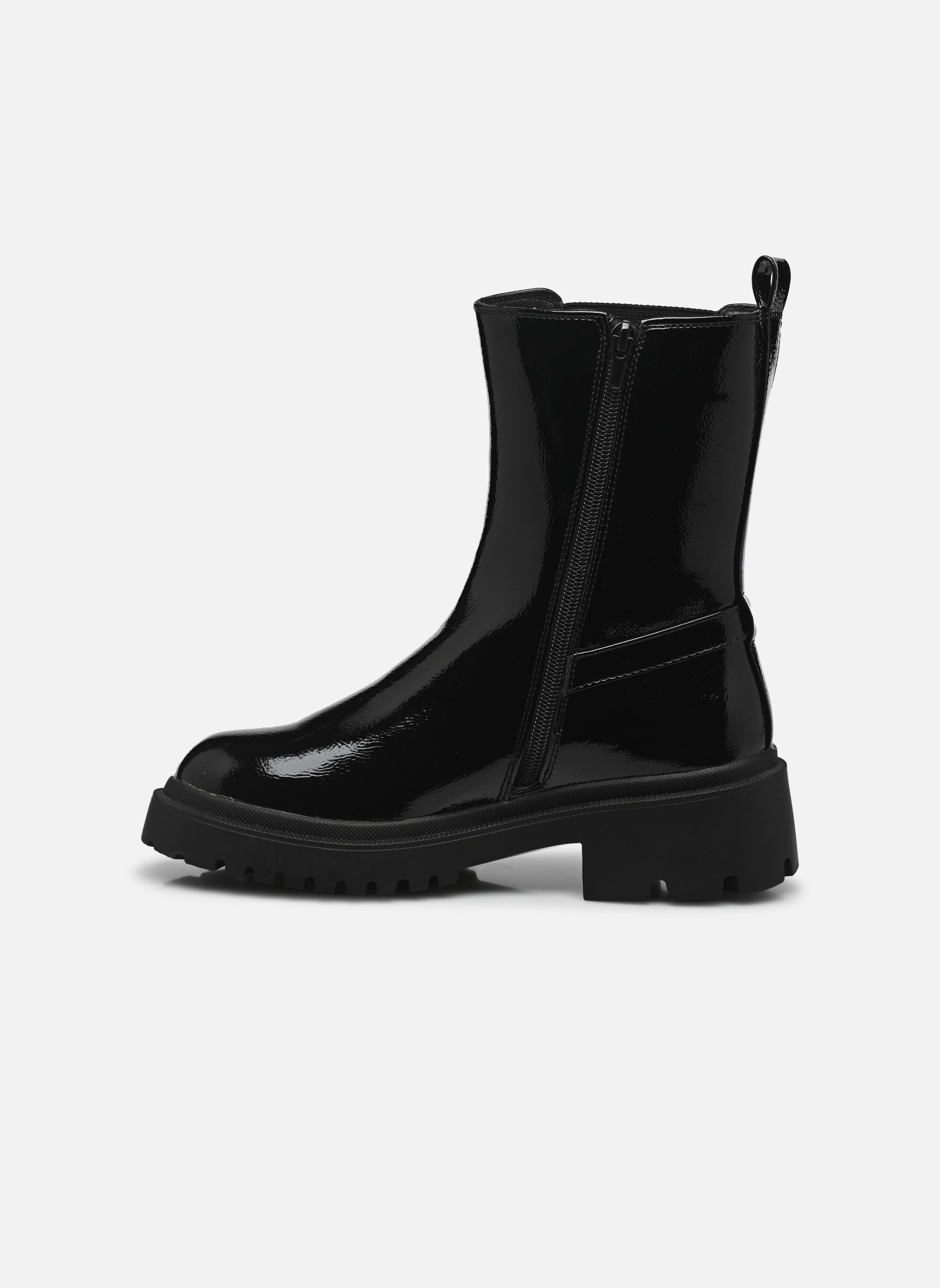 Enkellaarzen en boots QL4937 dames zwart Divine Factory Enkellaarzen en boots QL4937 dames zwart Noir