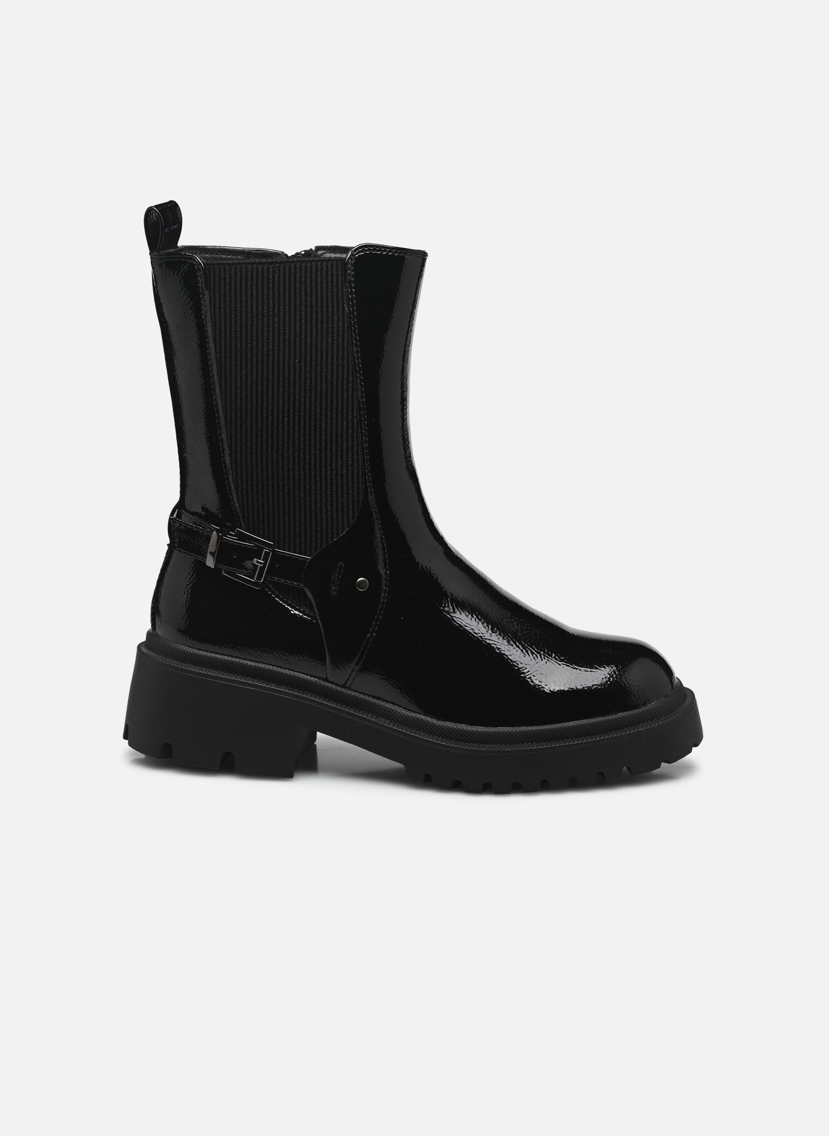 Enkellaarzen en boots QL4937 dames zwart Divine Factory Enkellaarzen en boots QL4937 dames zwart Noir