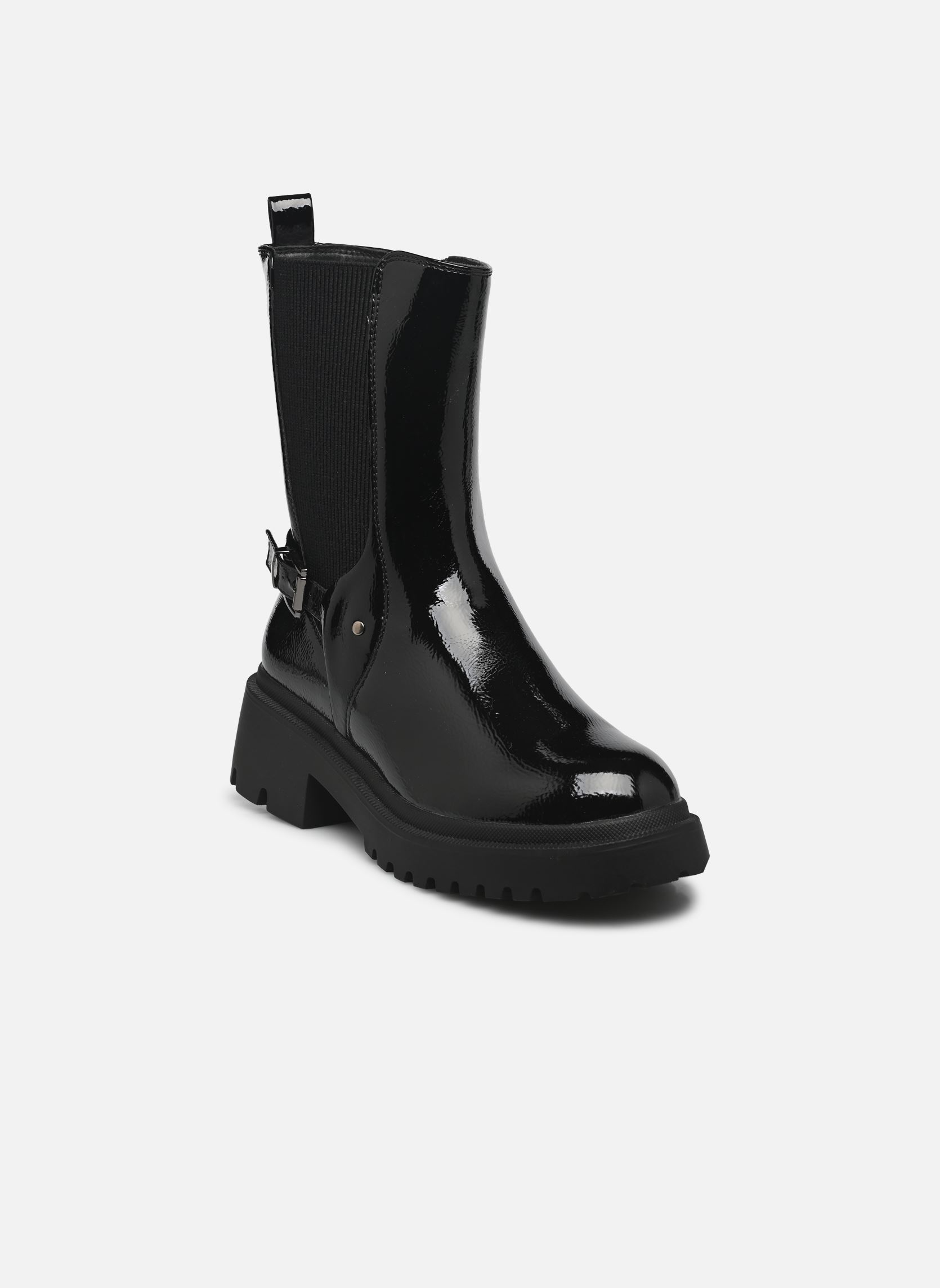 Enkellaarzen en boots QL4937 dames zwart Divine Factory Enkellaarzen en boots QL4937 dames zwart Noir