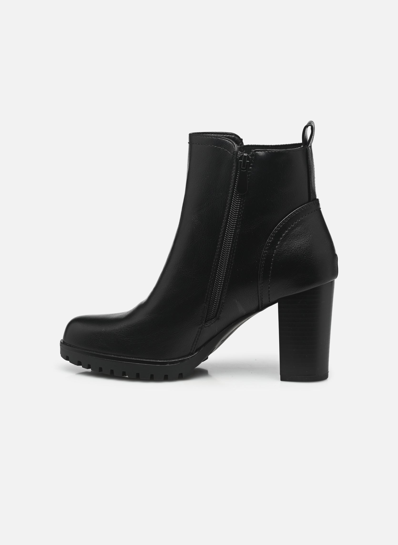 Enkellaarzen en boots TDF5108 dames zwart Divine Factory Enkellaarzen en boots TDF5108 dames zwart Noir