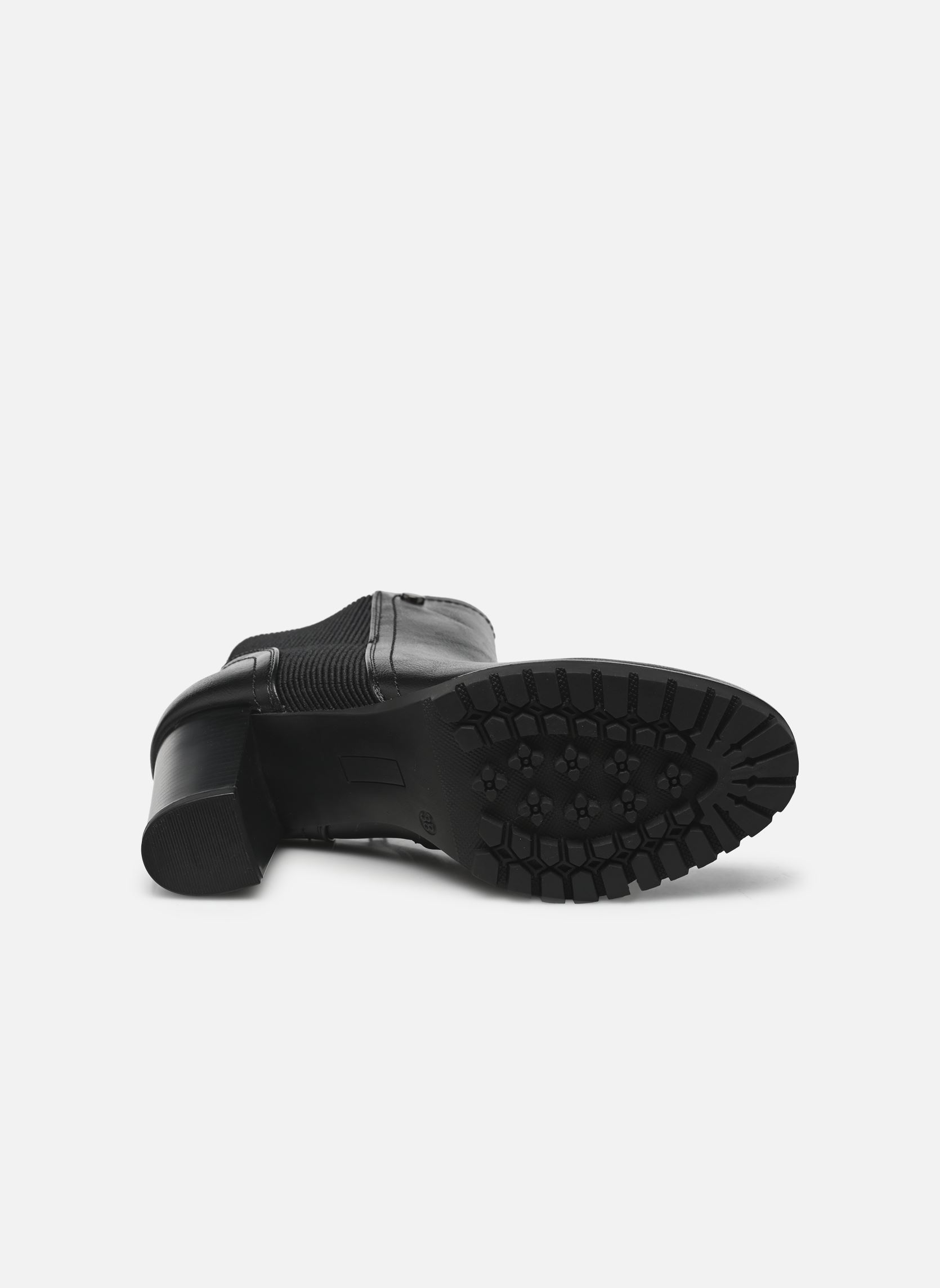 Enkellaarzen en boots TDF5108 dames zwart Divine Factory Enkellaarzen en boots TDF5108 dames zwart Noir