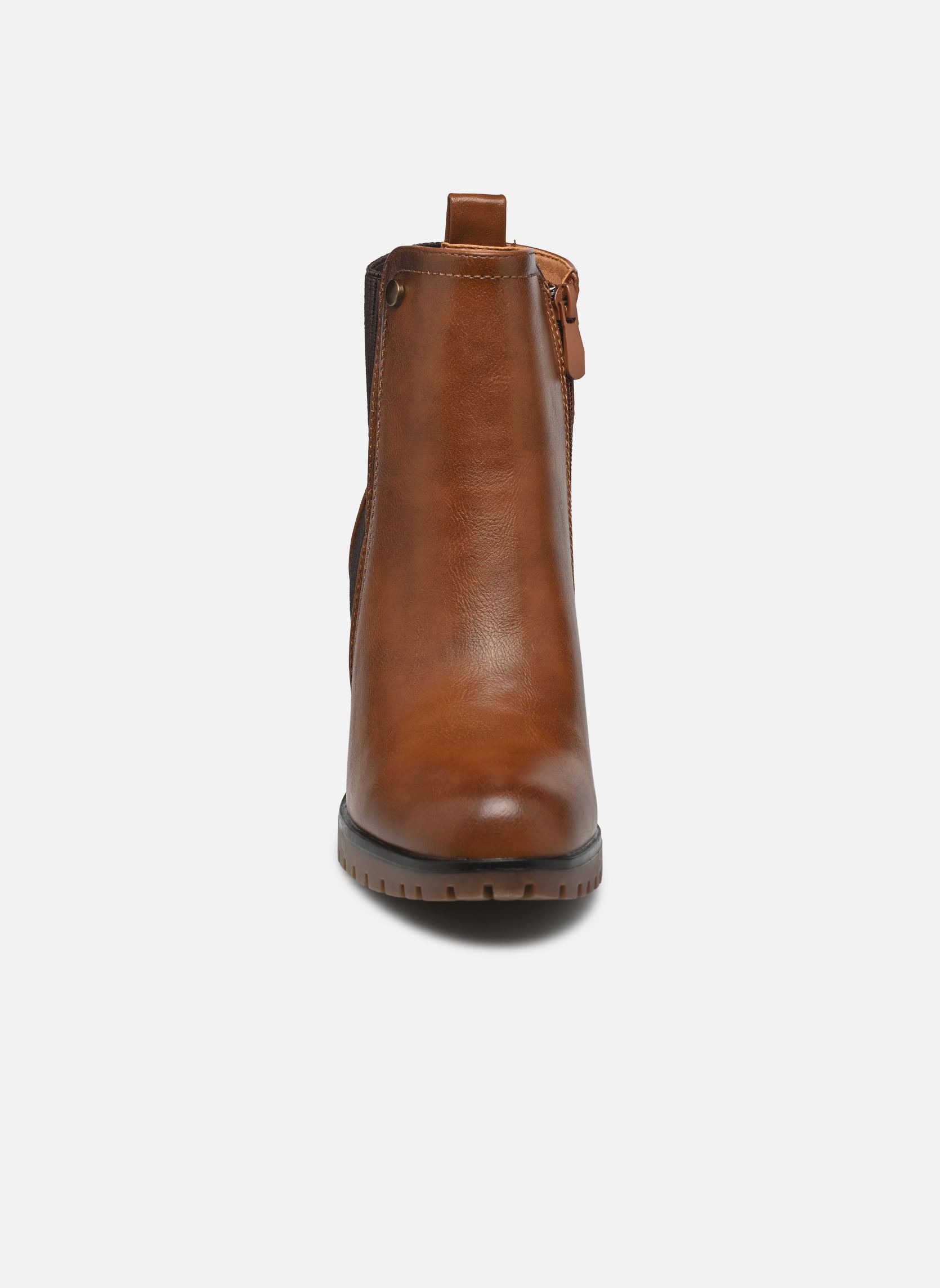 Bottines et boots TDF5108 femme marron Divine Factory Bottines et boots TDF5108 femme marron Camel