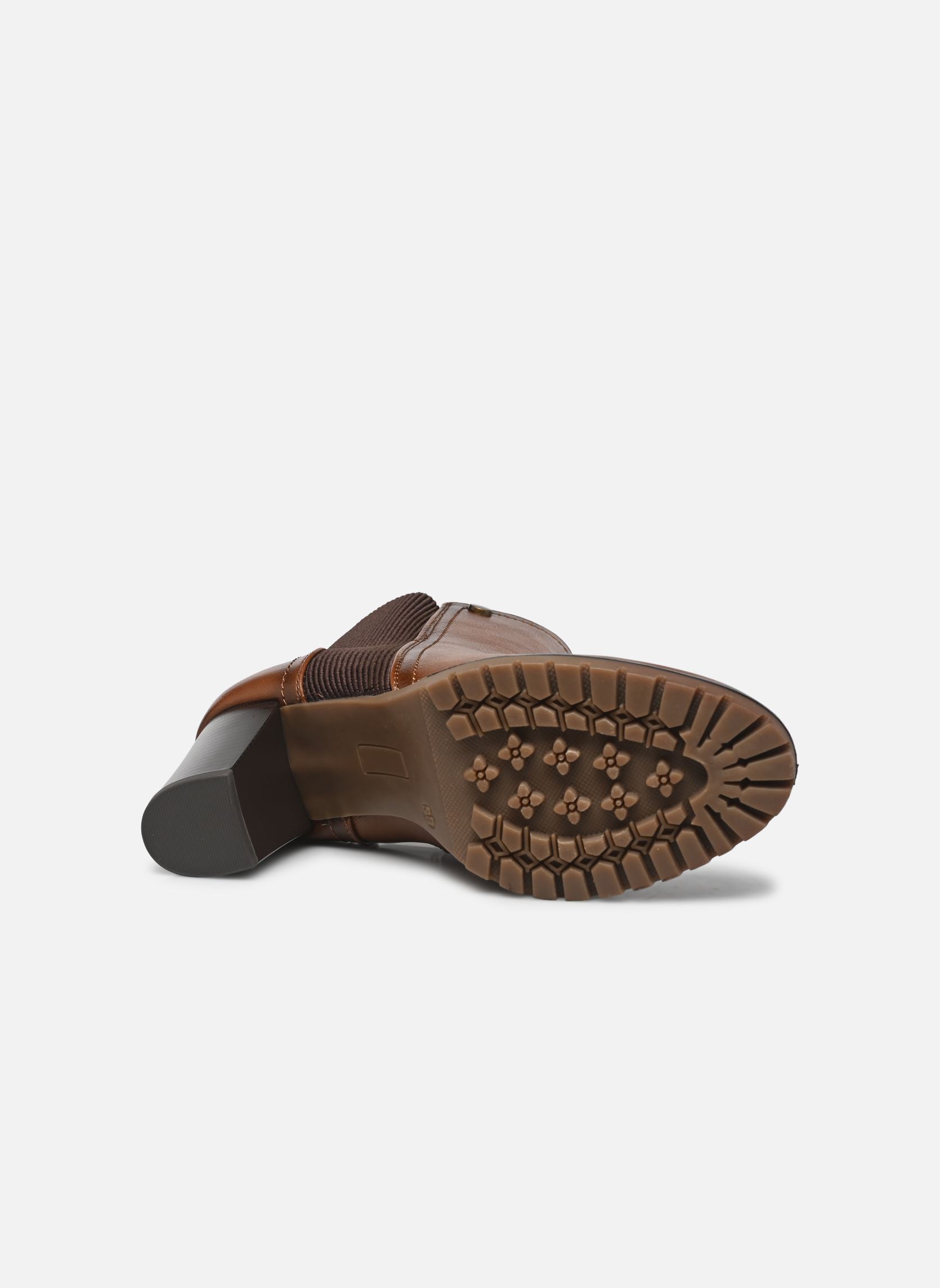 Bottines et boots TDF5108 femme marron Divine Factory Bottines et boots TDF5108 femme marron Camel