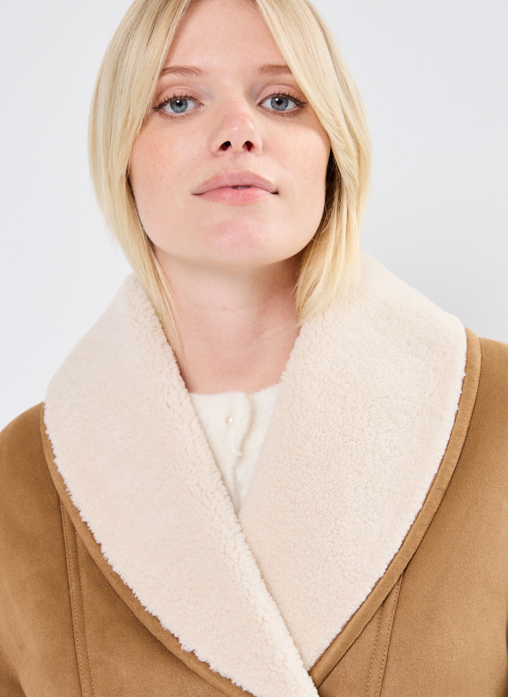 Manteaux GAPLAINE femme marron Georgia Rose Manteaux GAPLAINE femme marron BROWN SUGAR