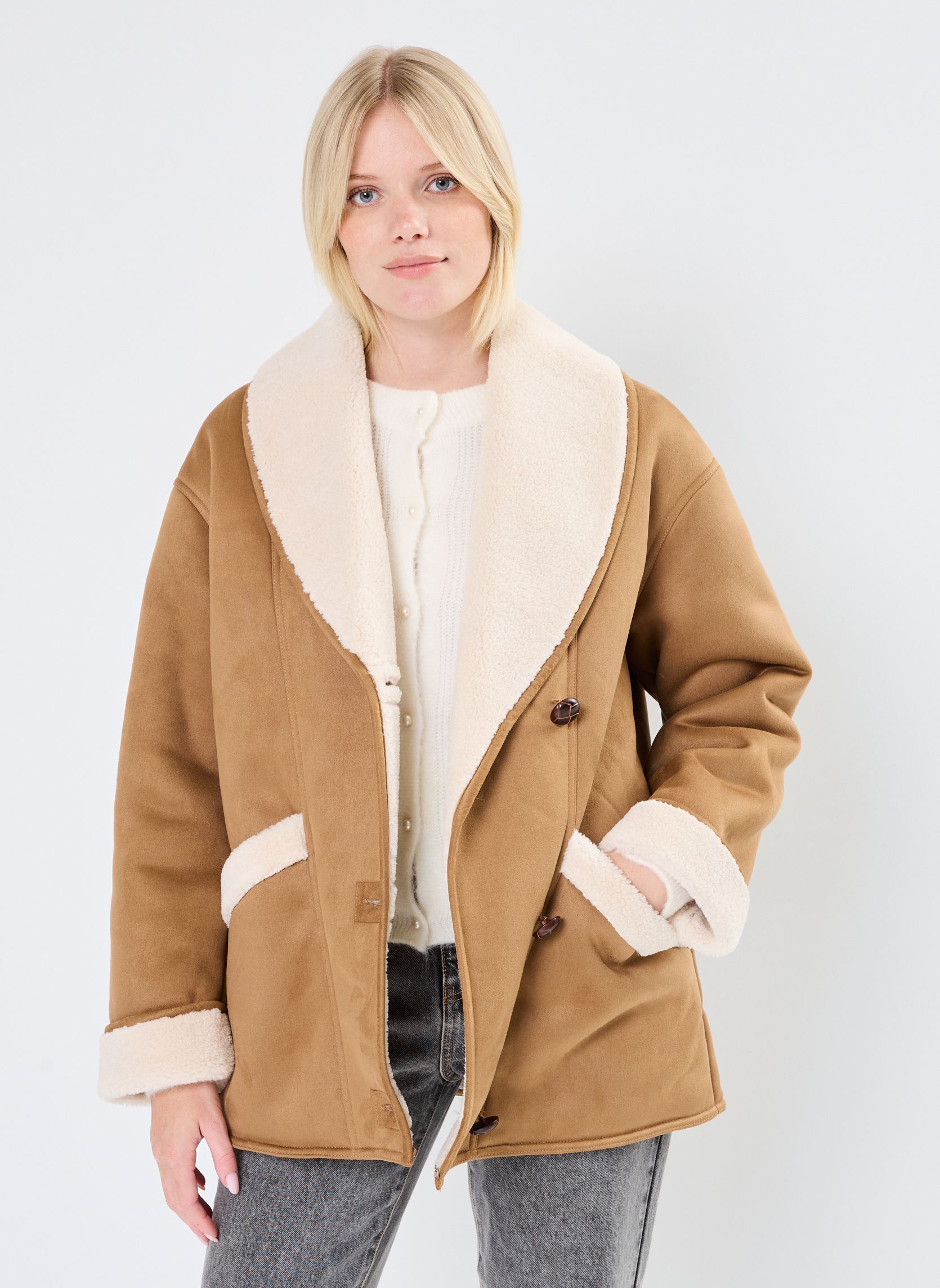 Manteaux GAPLAINE femme marron Georgia Rose Manteaux GAPLAINE femme marron BROWN SUGAR
