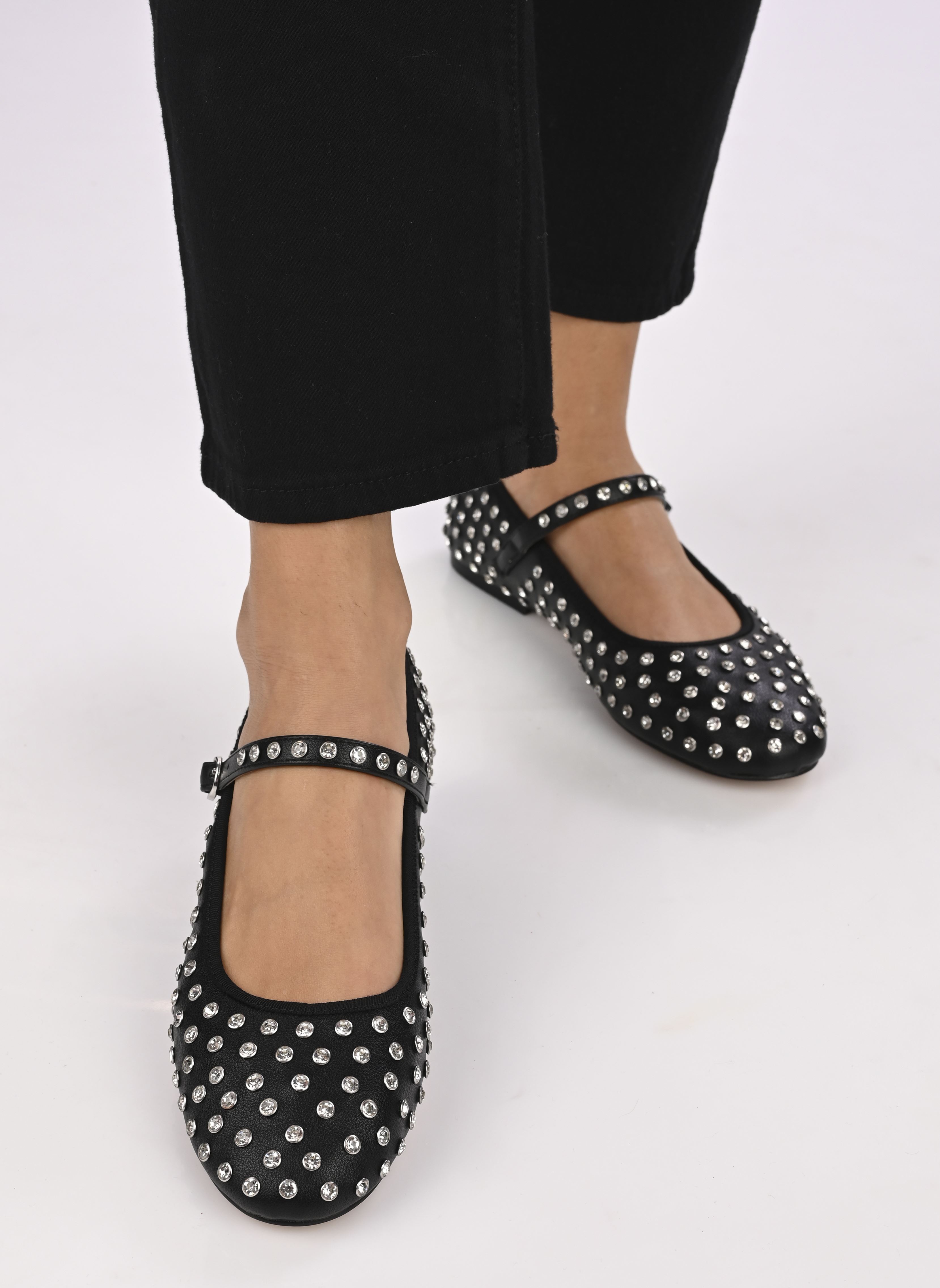 Bailarinas clásicas Vinetta-R mujer negro Steve Madden Bailarinas clásicas Vinetta-R mujer negro RHINESTONE