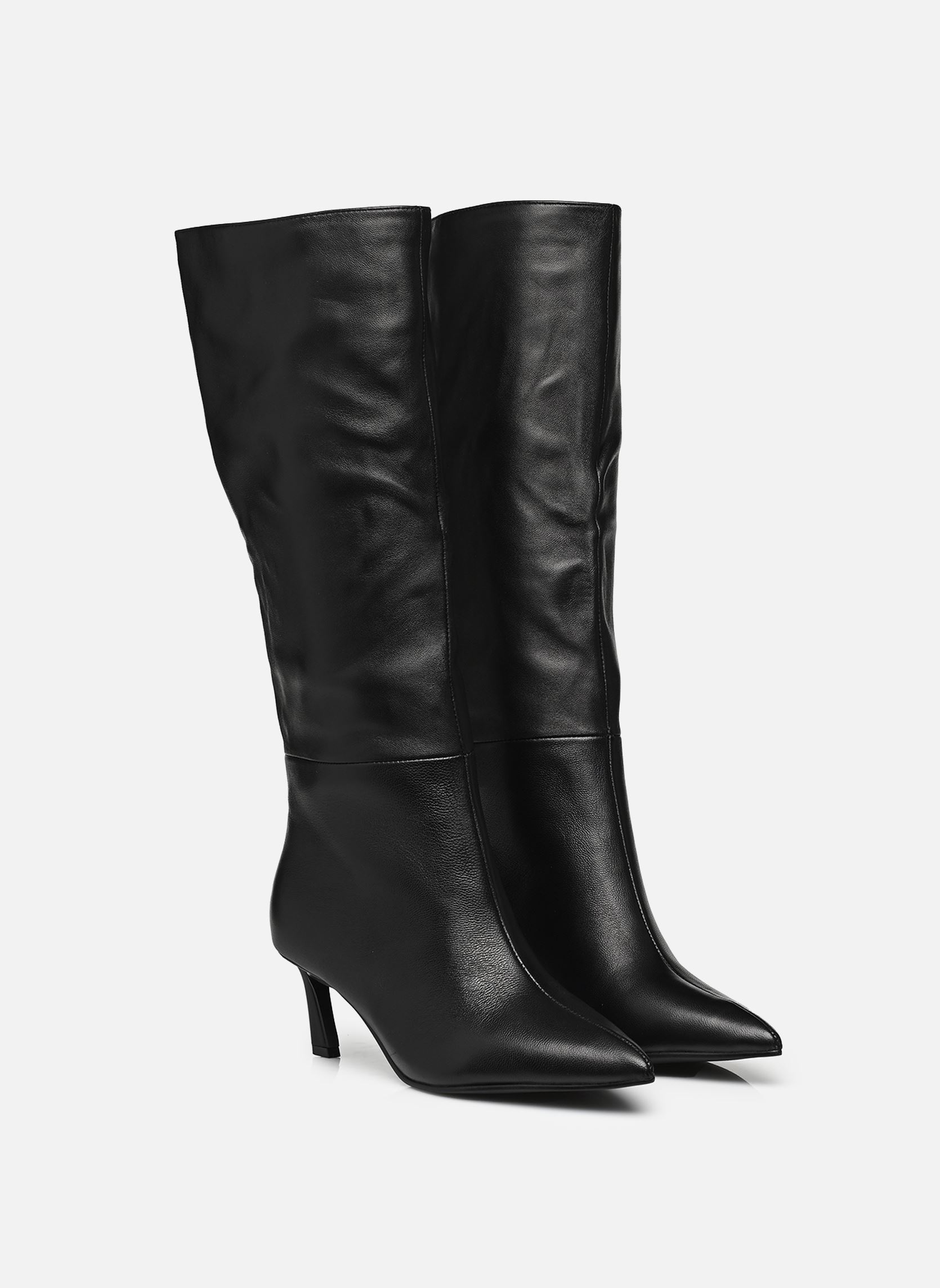 Bottes Lavan femme noir Steve Madden Bottes Lavan femme noir Black leather