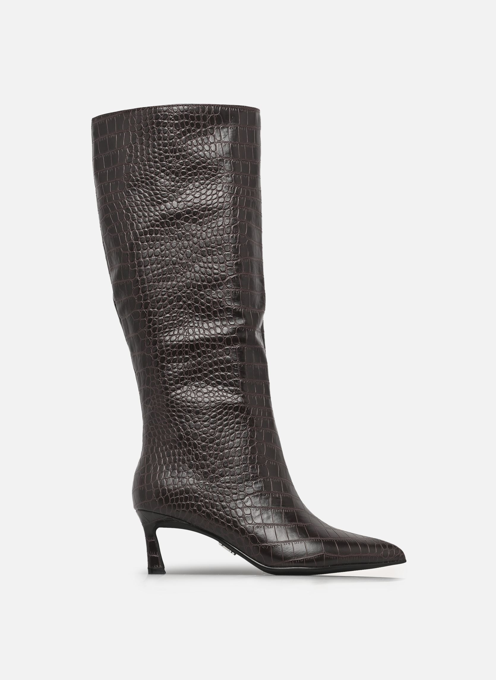 Bottes Lavan femme marron Steve Madden Bottes Lavan femme marron Ground Coffee Croco