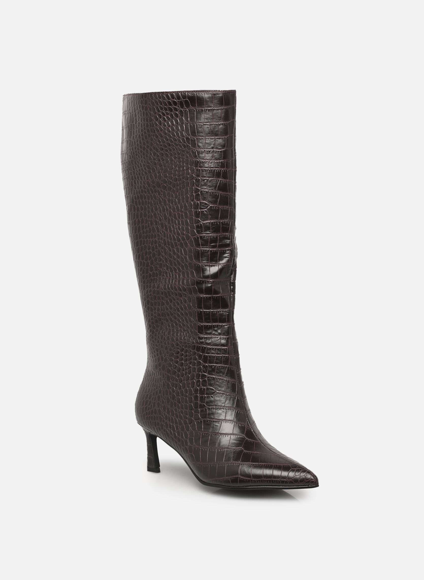 Bottes Lavan femme marron Steve Madden Bottes Lavan femme marron Ground Coffee Croco