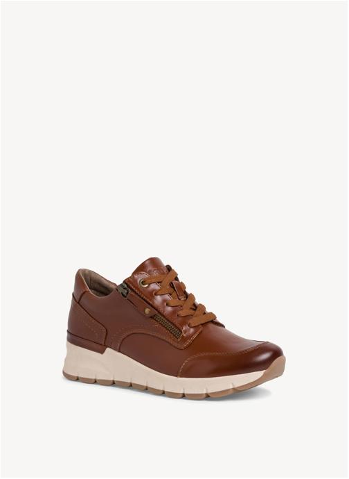 Jana Sneaker 8-23763-41 H-breedte, cognac, 36 EU