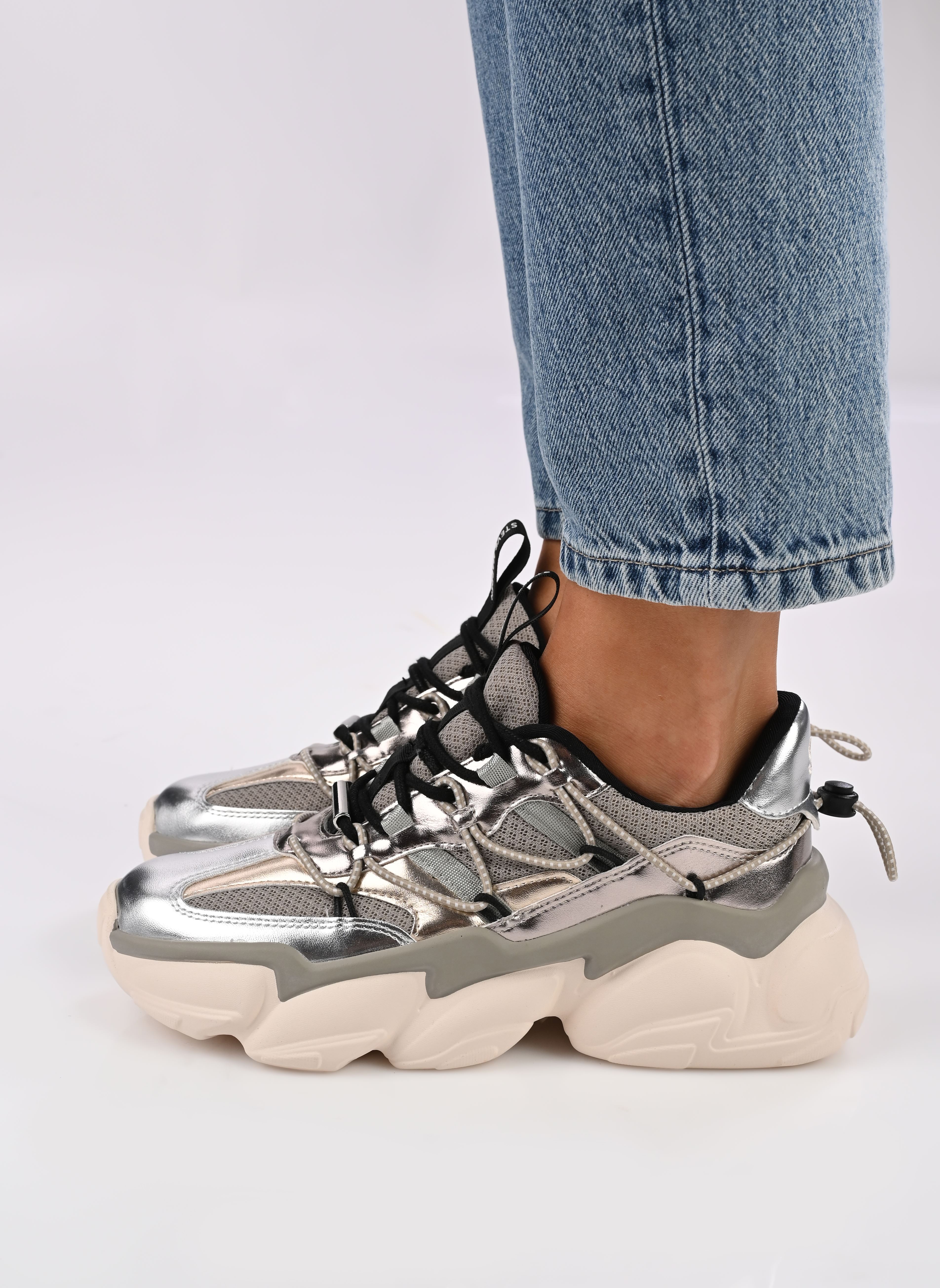 Baskets Spectator femme multicolore Steve Madden Baskets Spectator femme multicolore Pew/Gld