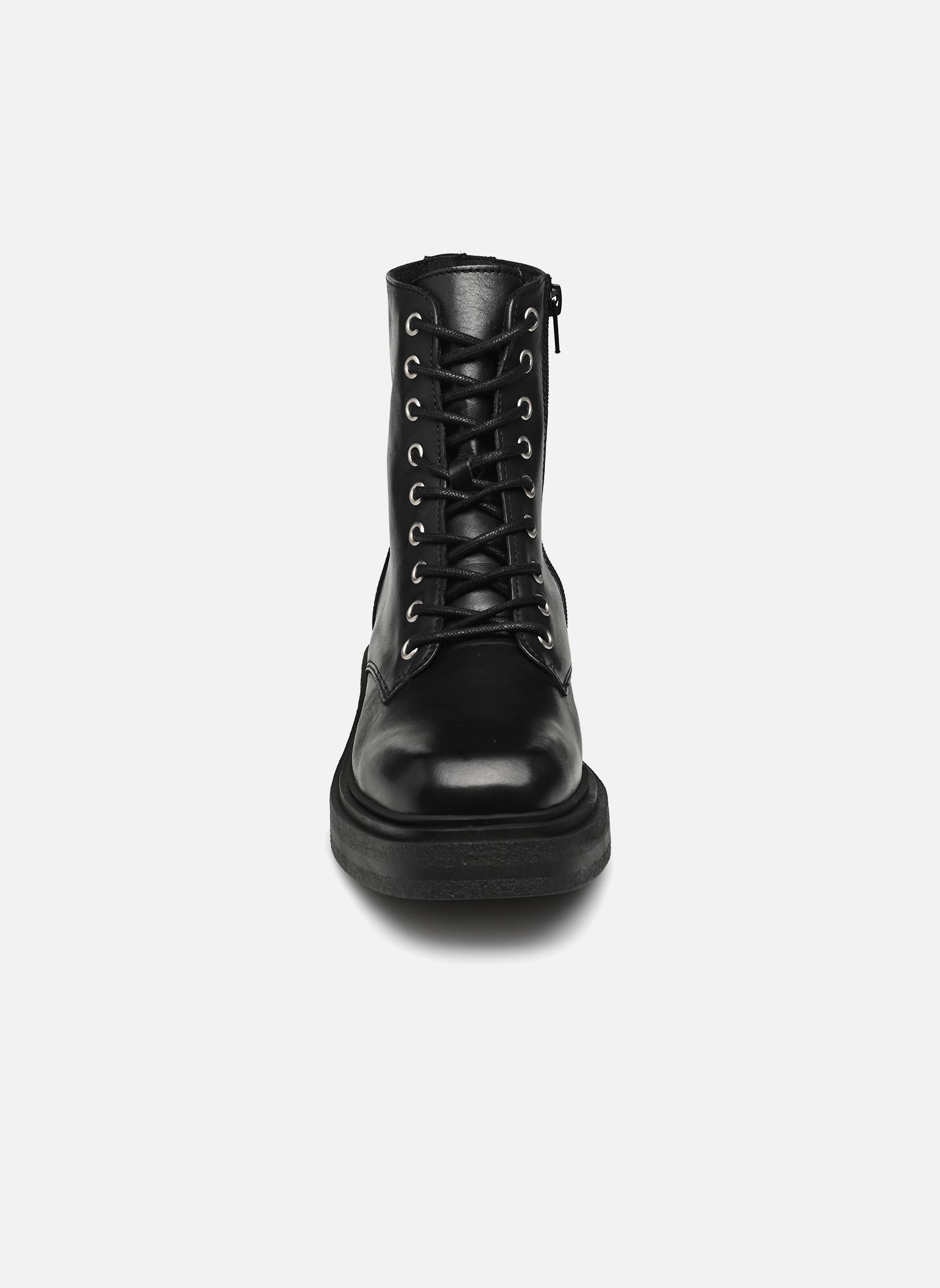 Bottines à lacets Chiney femme noir Steve Madden Bottines à lacets Chiney femme noir Black leather