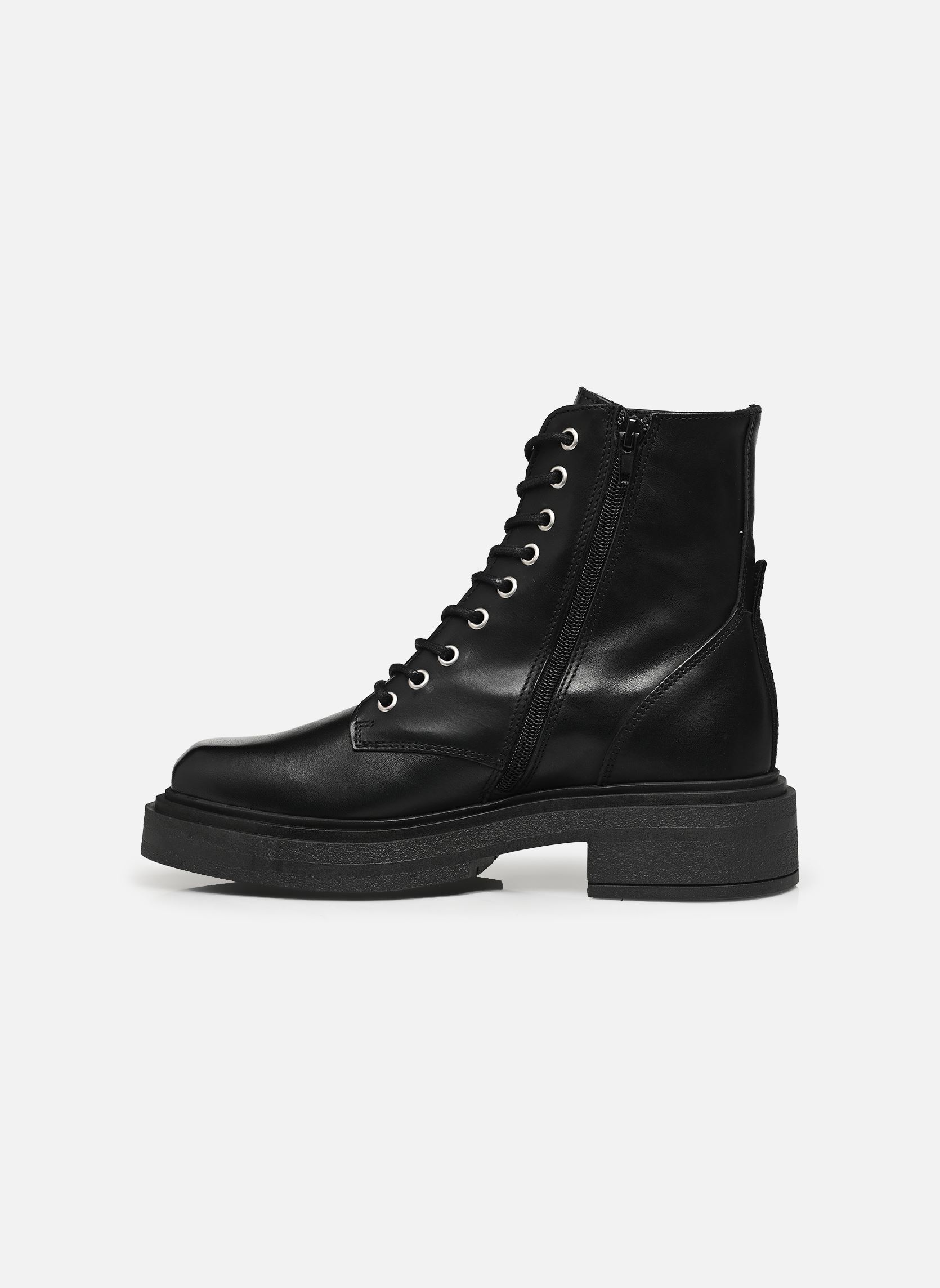 Bottines à lacets Chiney femme noir Steve Madden Bottines à lacets Chiney femme noir Black leather