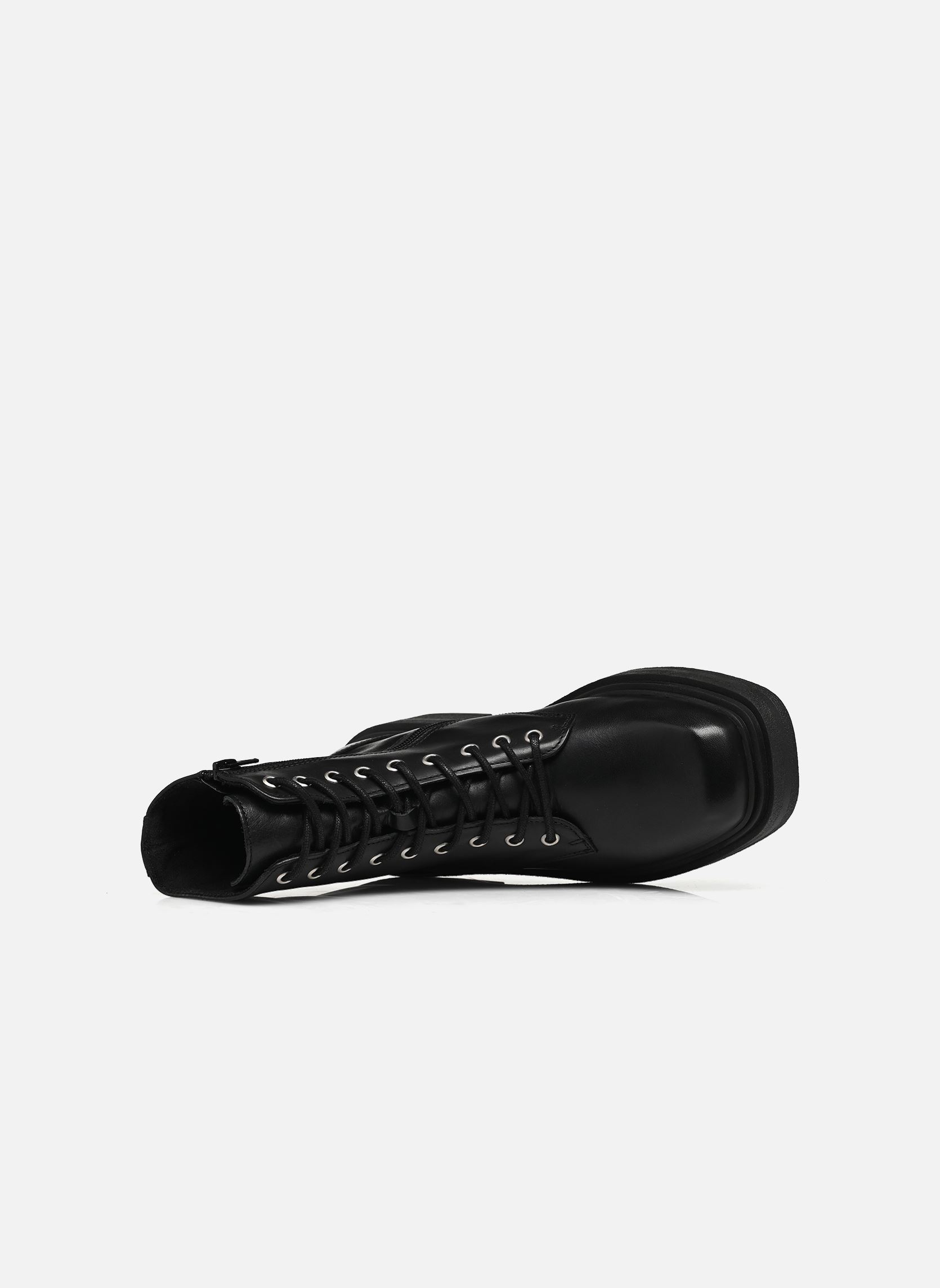 Bottines à lacets Chiney femme noir Steve Madden Bottines à lacets Chiney femme noir Black leather