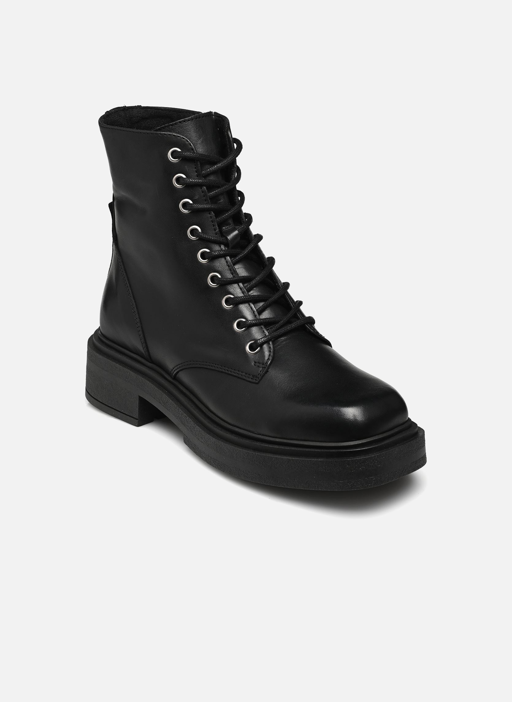 Bottines à lacets Chiney femme noir Steve Madden Bottines à lacets Chiney femme noir Black leather