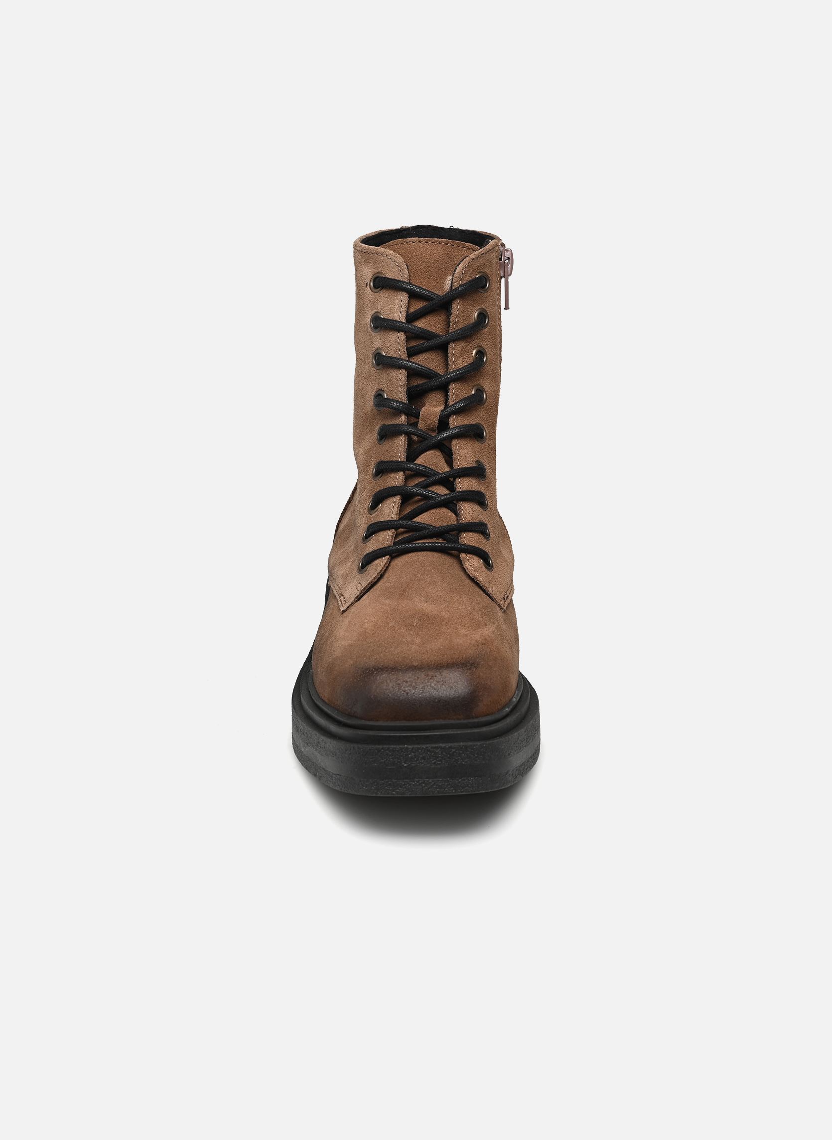 Geschnürte Stiefeletten Chiney damen braun Steve Madden Geschnürte Stiefeletten Chiney damen braun Taupe Suede