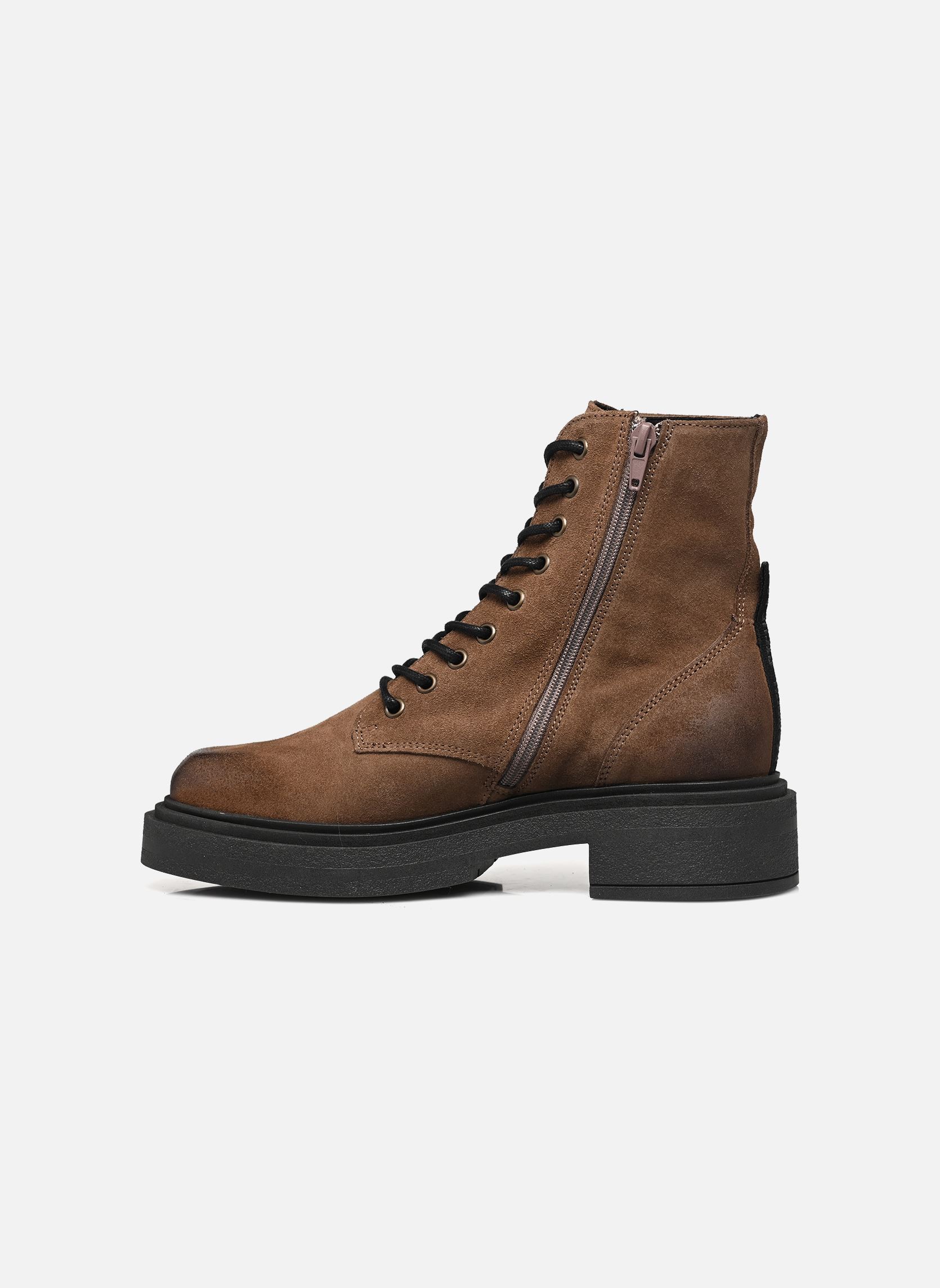 Geschnürte Stiefeletten Chiney damen braun Steve Madden Geschnürte Stiefeletten Chiney damen braun Taupe Suede