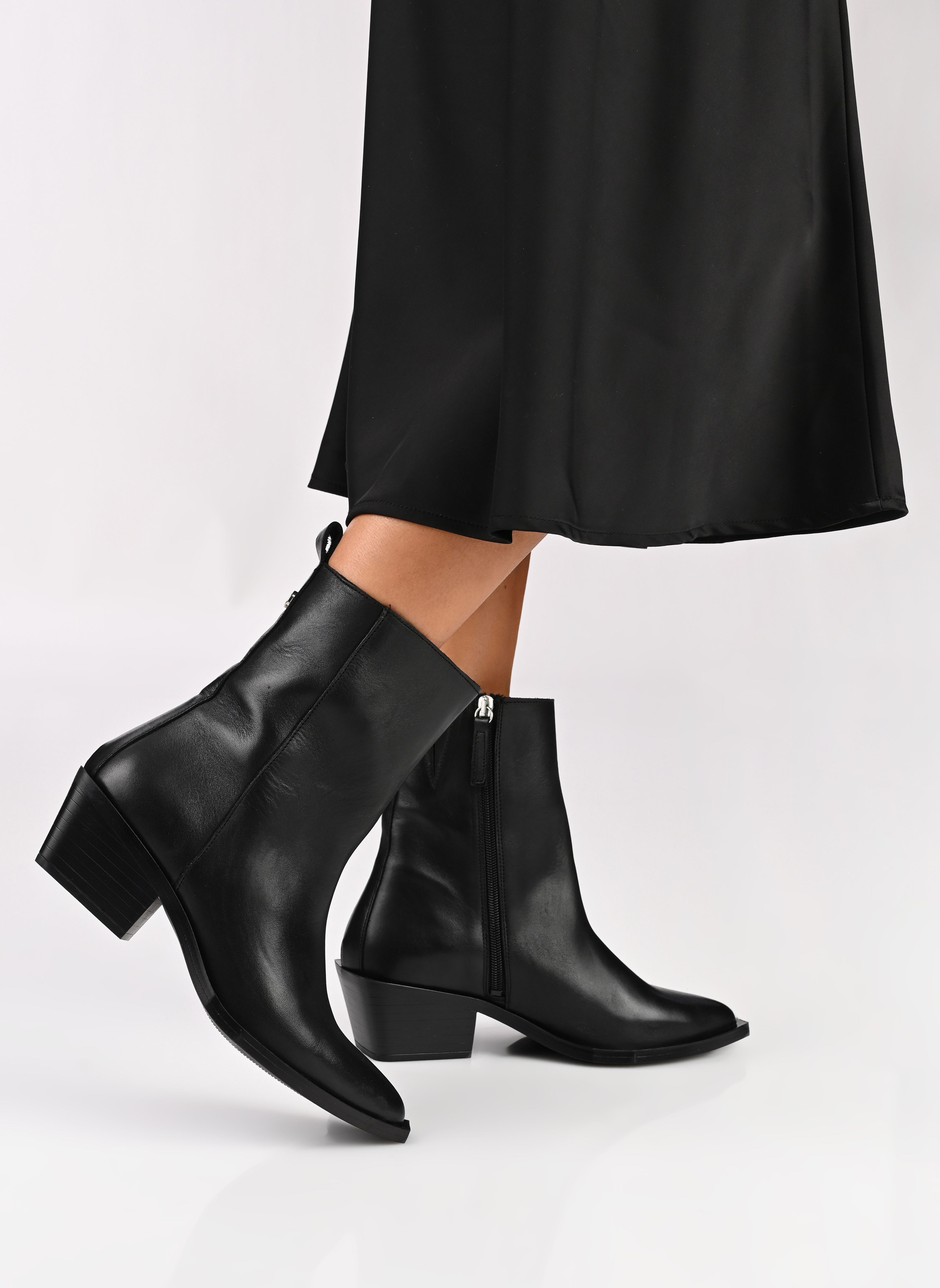 Botines tipo vaquero Xylena mujer negro Steve Madden Botines tipo vaquero Xylena mujer negro Black leather