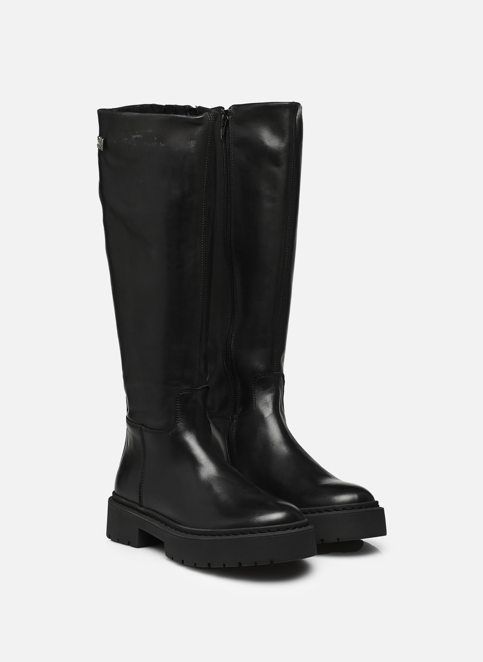 Bottes Galina femme noir Steve Madden Bottes Galina femme noir Black leather