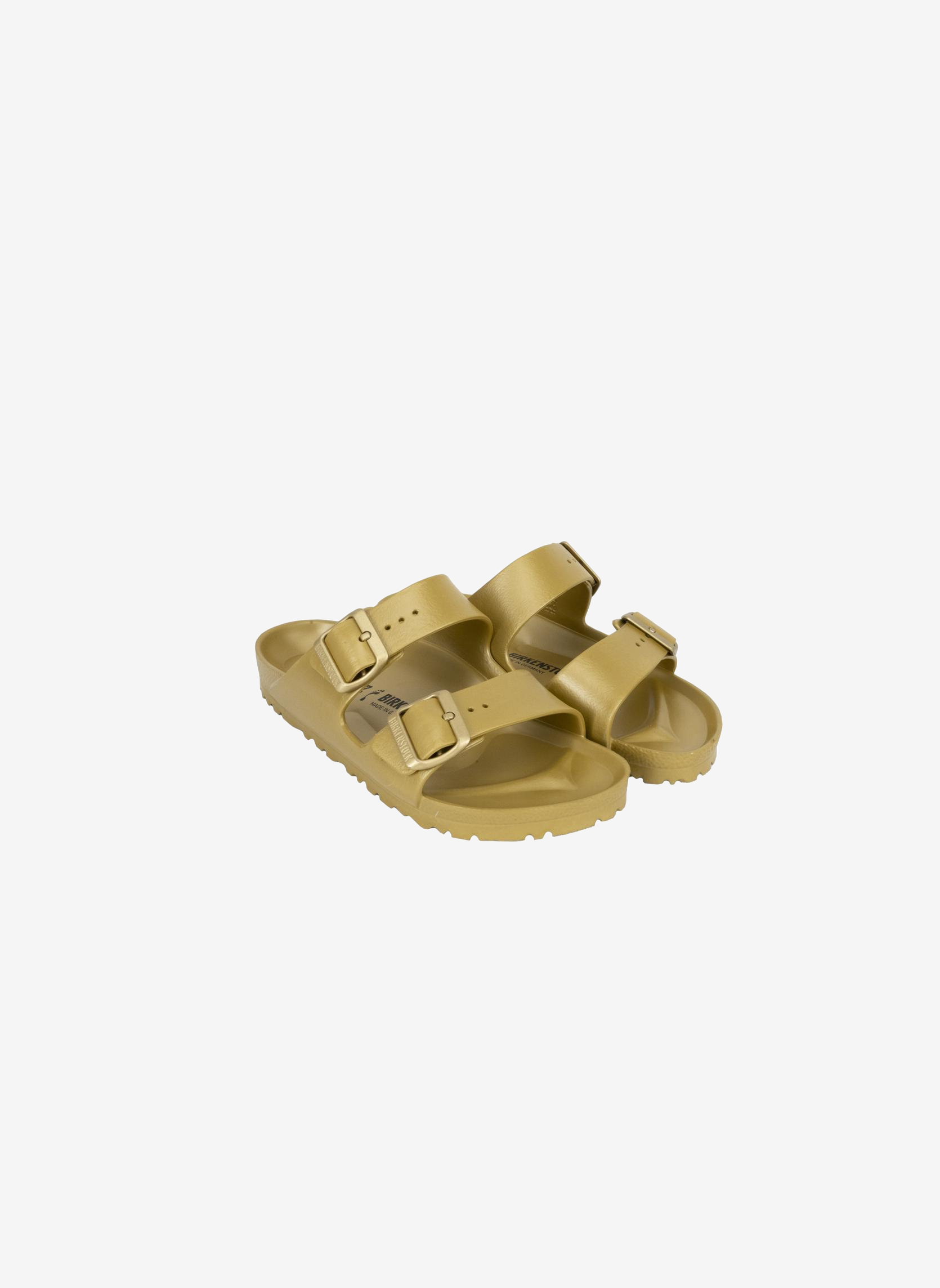 Birkenstock Arizona Etroite (Or) Sandales et nupieds chez Sarenza (741410)