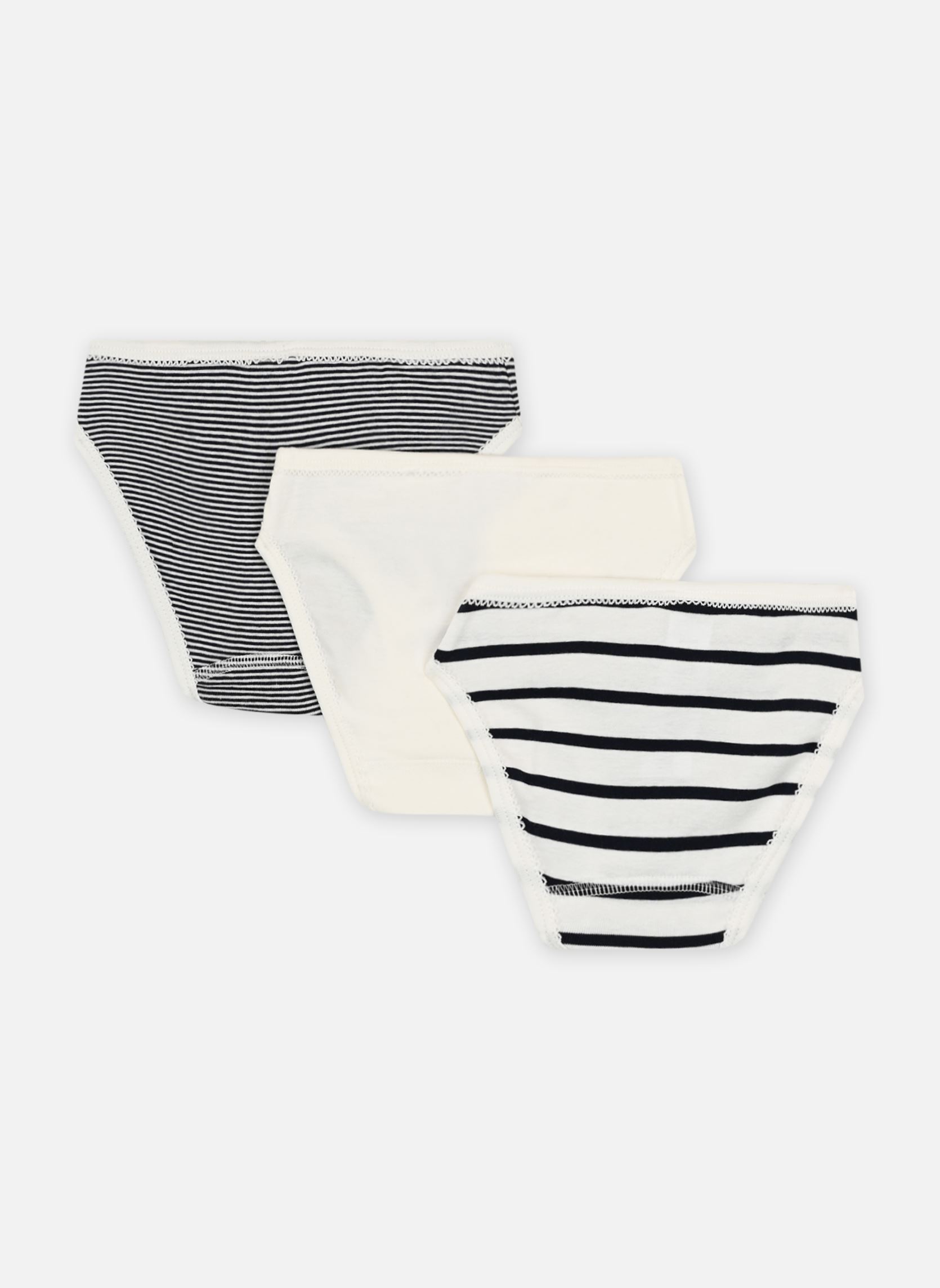 Unterwäsche-Sets Lot de 3 Culottes Rayées mädchen mehrfarbig Petit Bateau Unterwäsche-Sets Lot de 3 Culottes Rayées mädchen mehrfarbig VARIANTE 1