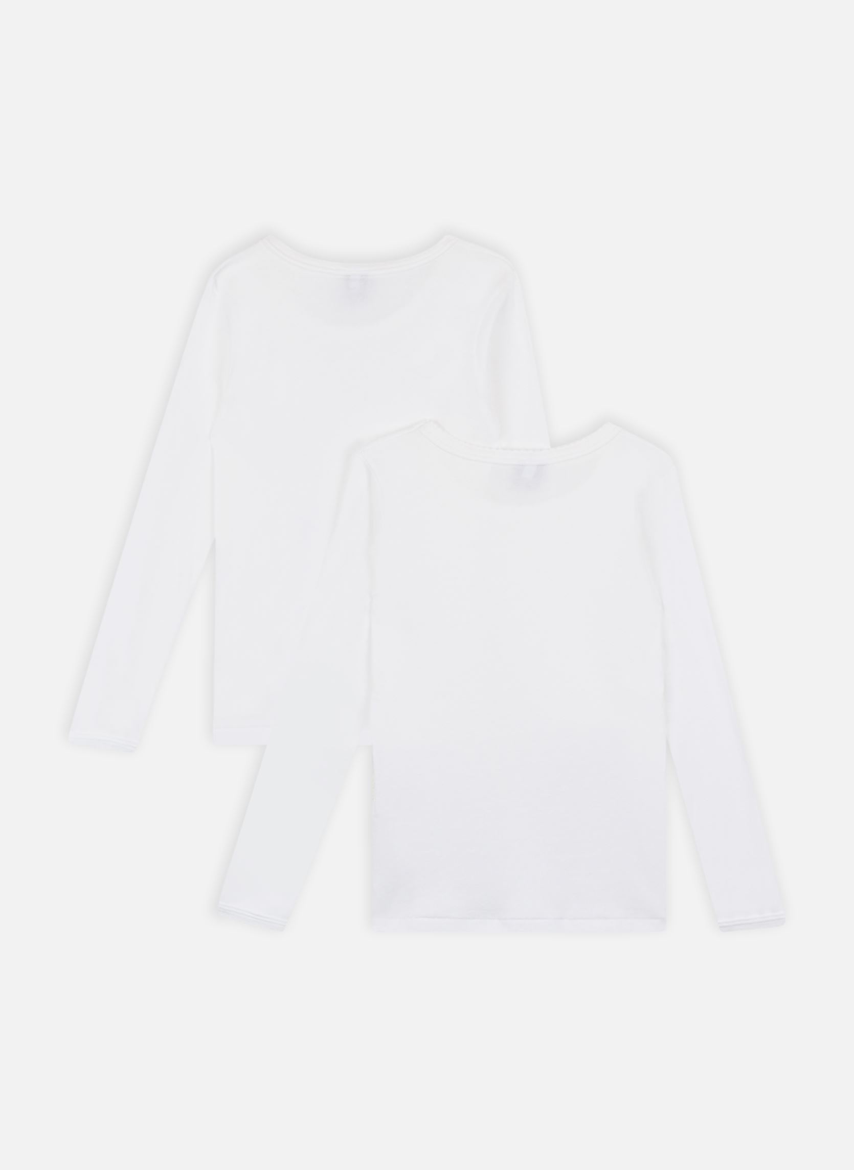 Tee-shirts manches longues Lot de 2 Tee-Shirts Manches Longues Fill fille blanc Petit Bateau Tee-shirts manches longues Lot de 2 Tee-Shirts Manches Longues Fill fille blanc VARIANTE 1