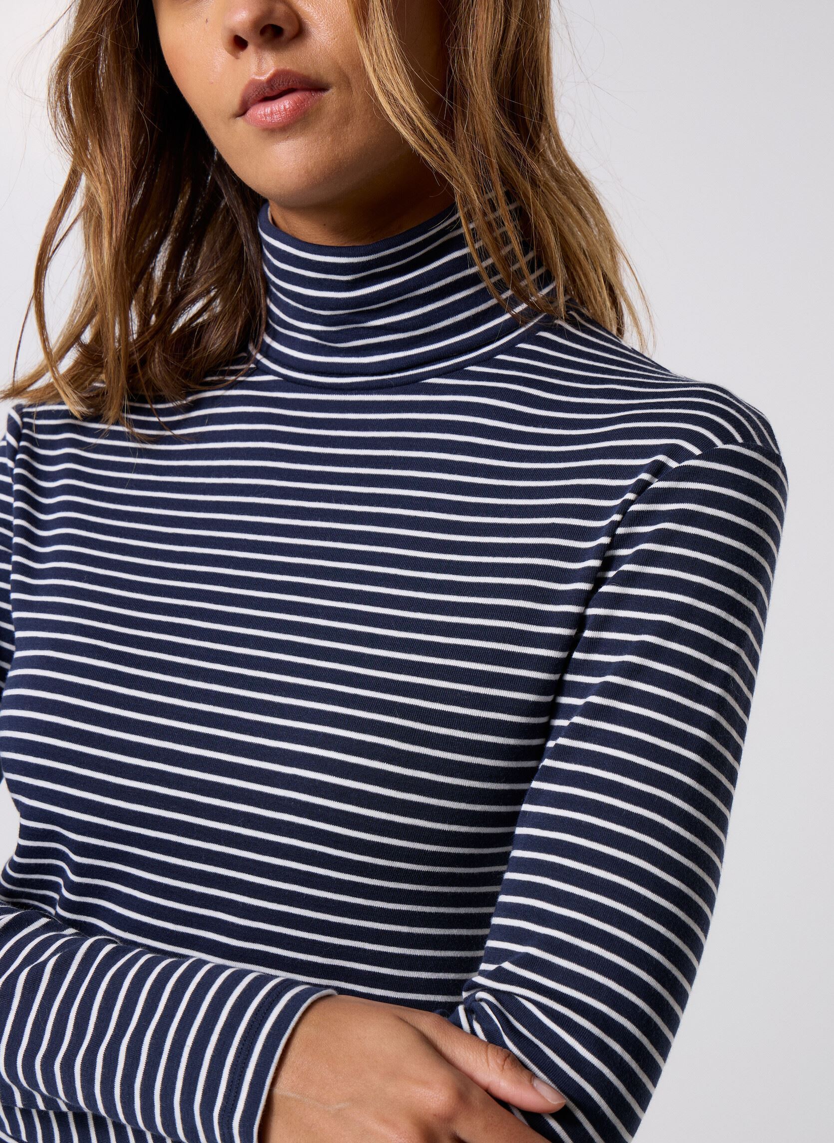 Tee-shirts manches longues Tee-Shirt L'Iconique Col Roulé En Coton femme bleu Petit Bateau Tee-shirts manches longues Tee-Shirt L'Iconique Col Roulé En Coton femme bleu SMOKINGMARSHMALLOW