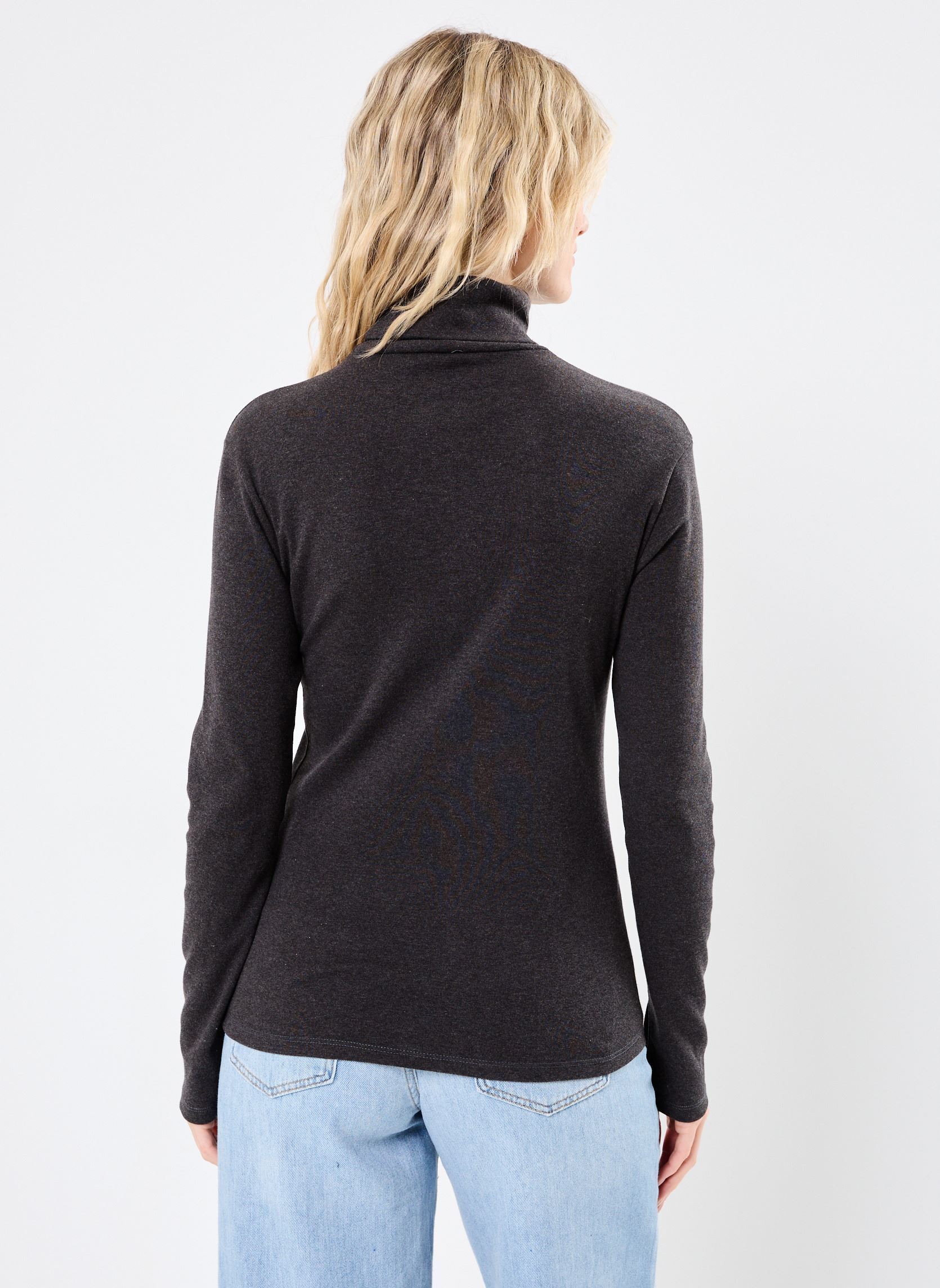 Tee-shirts manches longues Tee-Shirt L'Iconique Col Roulé En Coton femme gris Petit Bateau Tee-shirts manches longues Tee-Shirt L'Iconique Col Roulé En Coton femme gris CITY CHINE