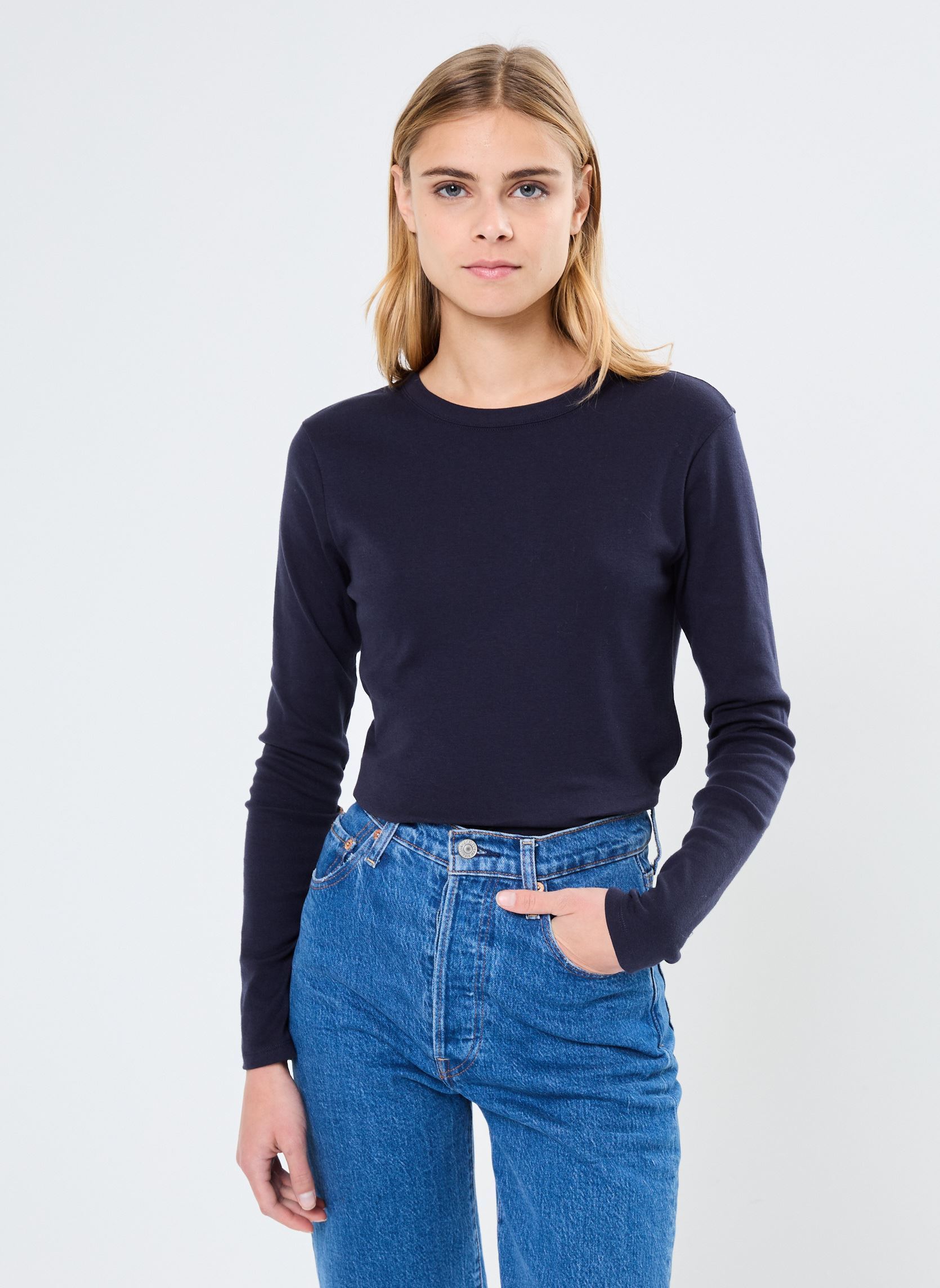 T shirt Petit Bateau ML COL ROND EU - vue 2