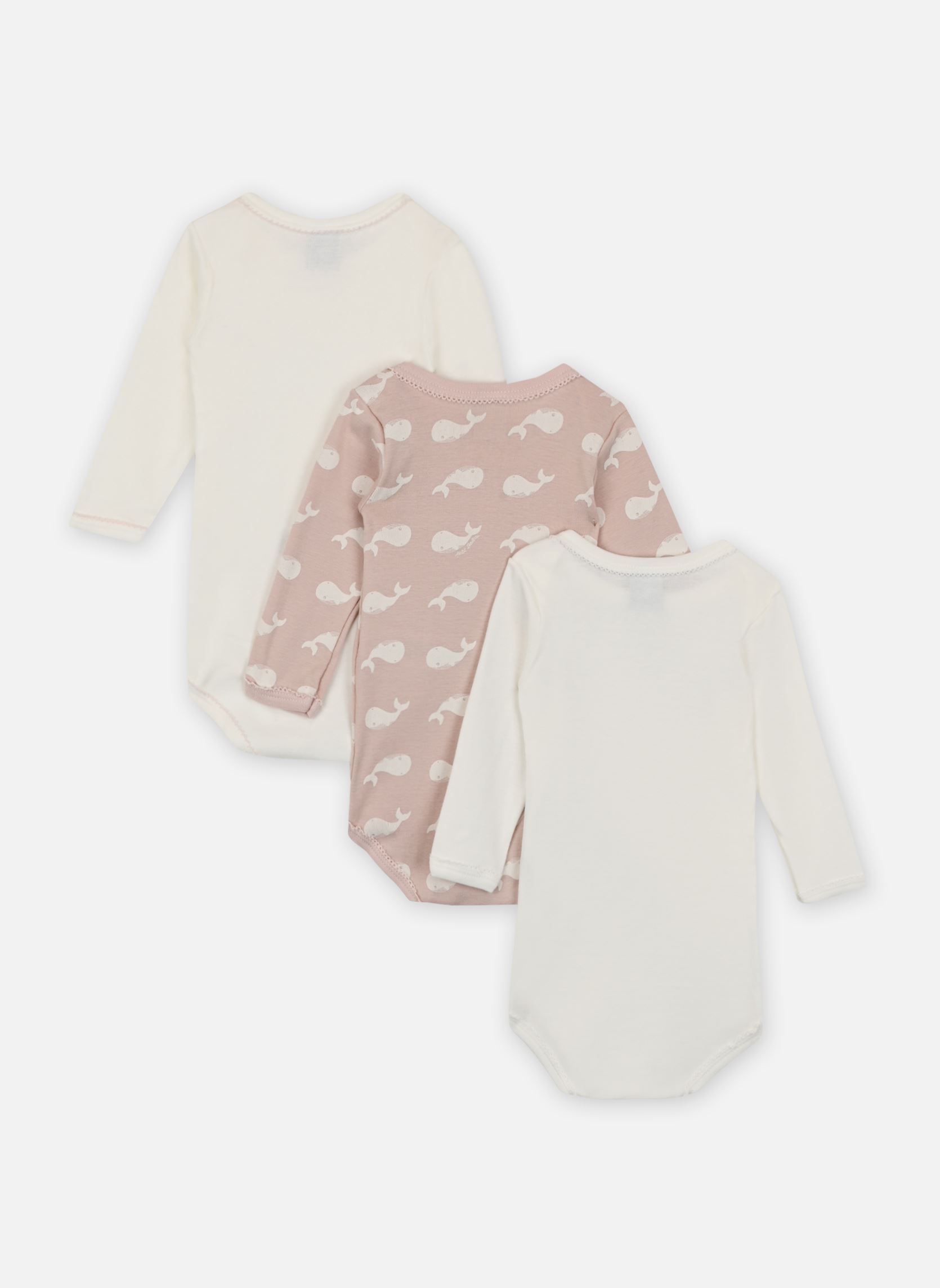 Lots de bodies 3 Bodies US ML A0BG700 fille multicolore Petit Bateau Lots de bodies 3 Bodies US ML A0BG700 fille multicolore VARIANTE 1
