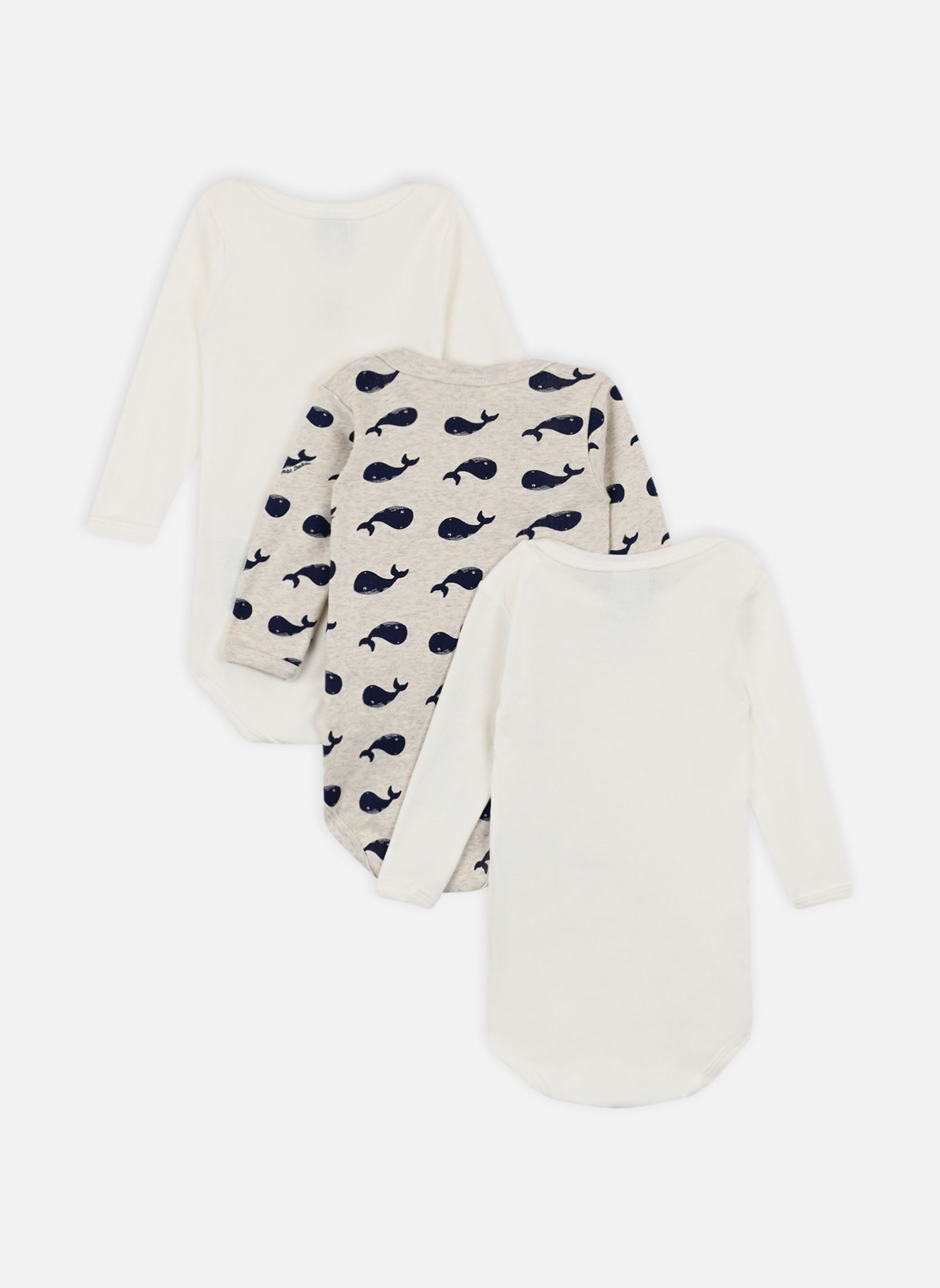 Lots de bodies 3 Bodies US ML A0BG800 multicolore Petit Bateau Lots de bodies 3 Bodies US ML A0BG800 multicolore VARIANTE 1