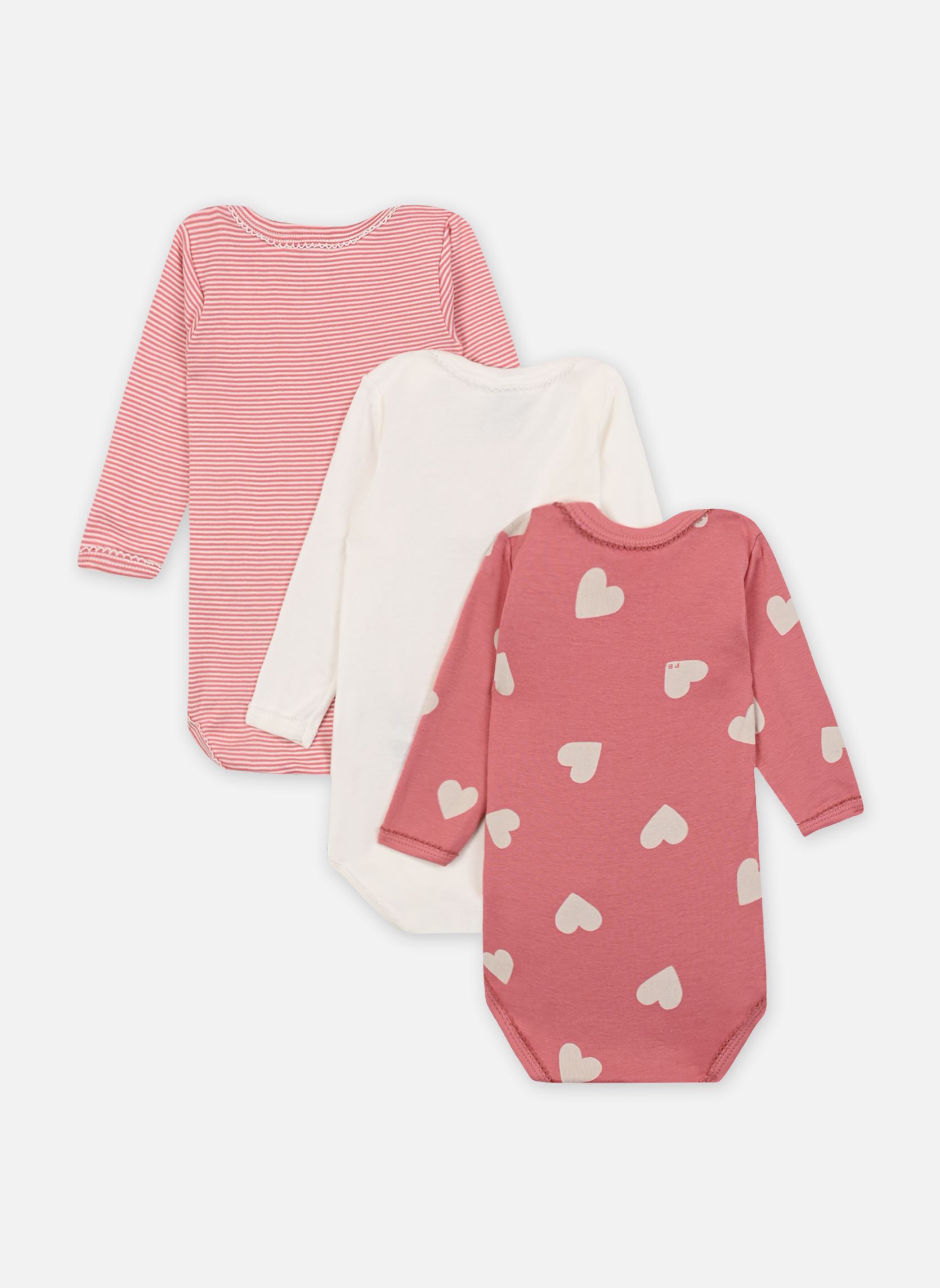 Lots de bodies 3 Bodies US ML A0BGL00 fille multicolore Petit Bateau Lots de bodies 3 Bodies US ML A0BGL00 fille multicolore VARIANTE 1