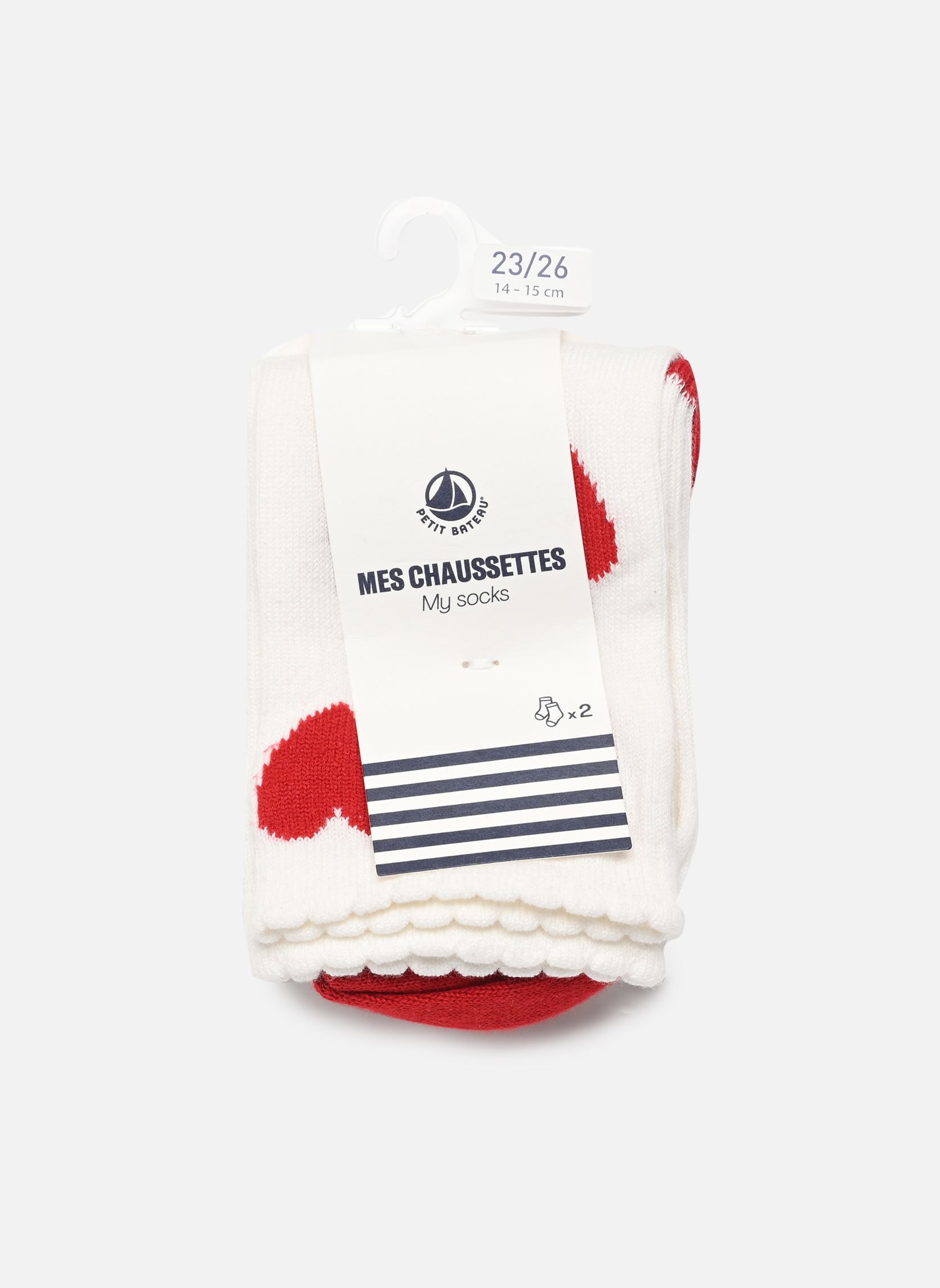 Chaussettes et collants Petit Bateau 2 Paires Chaussettes A0B2201 pour Accessoires